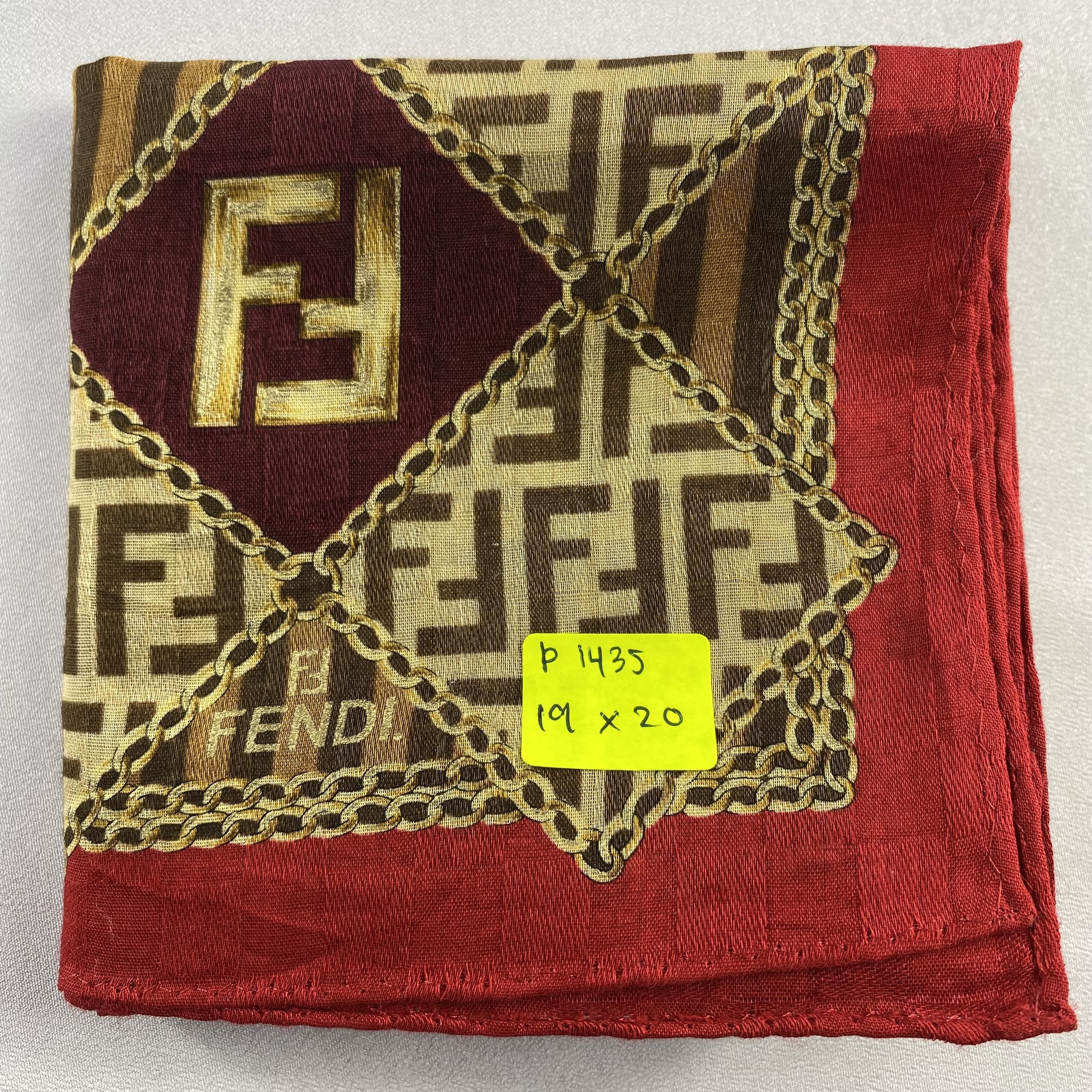 Vintage Fendi Handkerchief / Neckerchief / Bandana-P1435 Size ONE SIZE - 5 Thumbnail