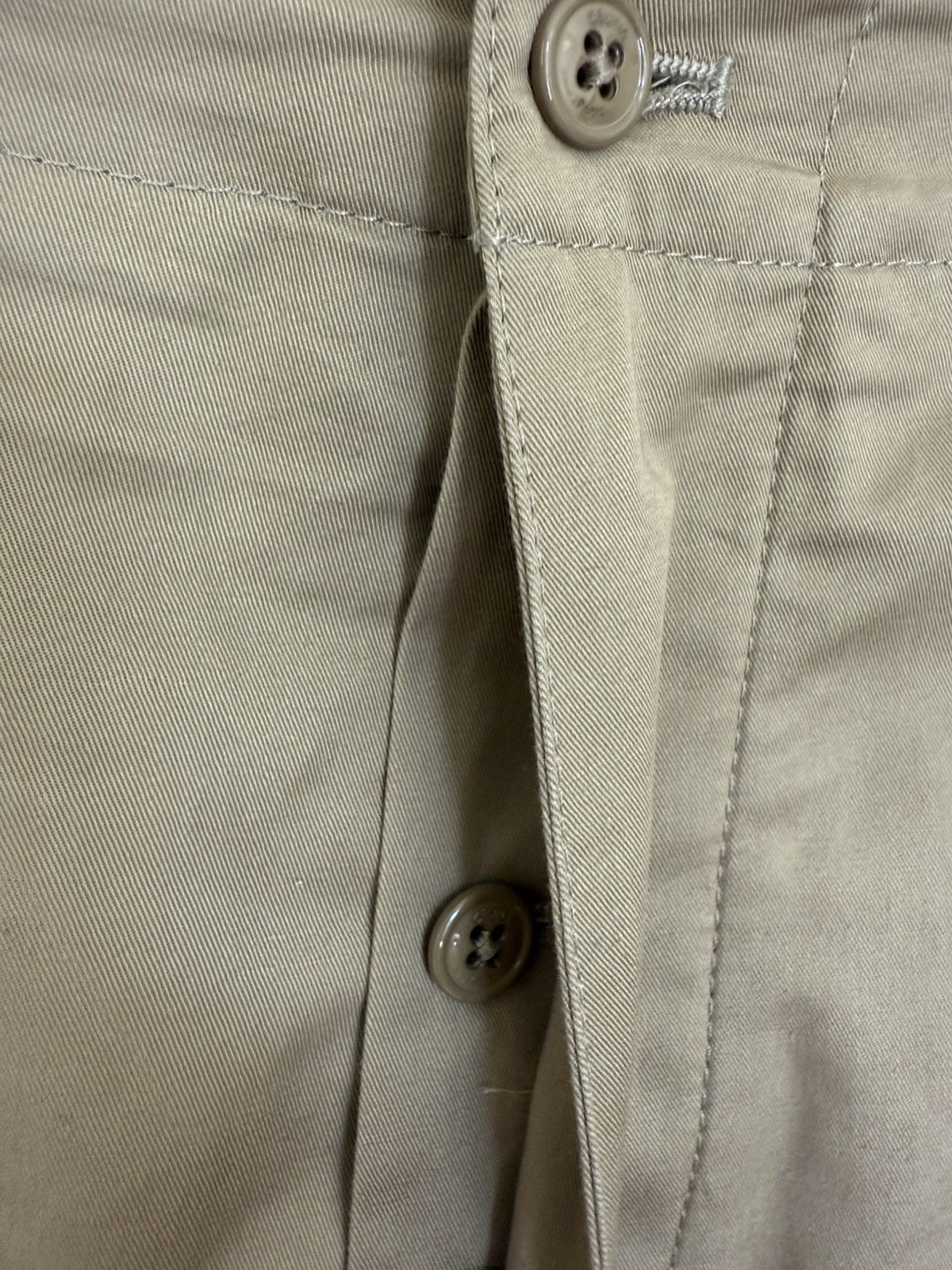 Celine × Hedi Slimane Celine khaki cargo shorts with Celine logo strap 48 Hedi Size US 32 / EU 48 - 13 Thumbnail