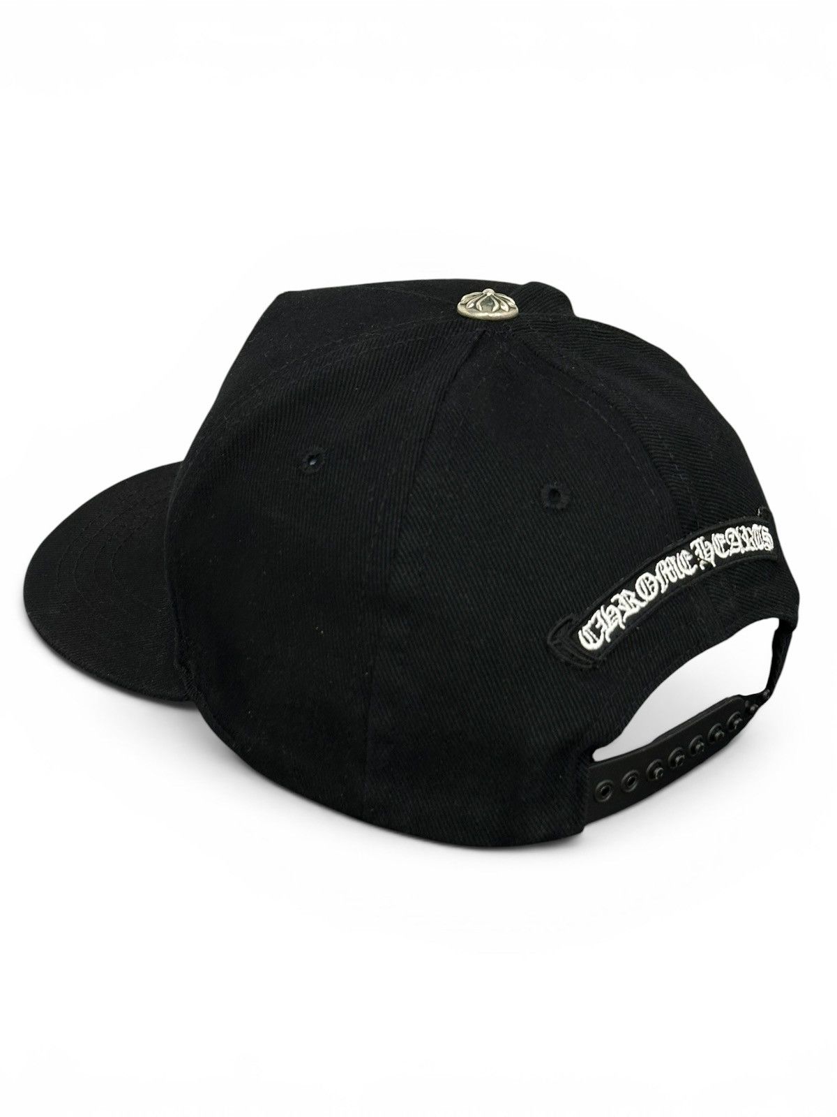Chrome Hearts Chrome Hearts Cross Waxed Denim Baseball Cap Size ONE SIZE - 5 Thumbnail