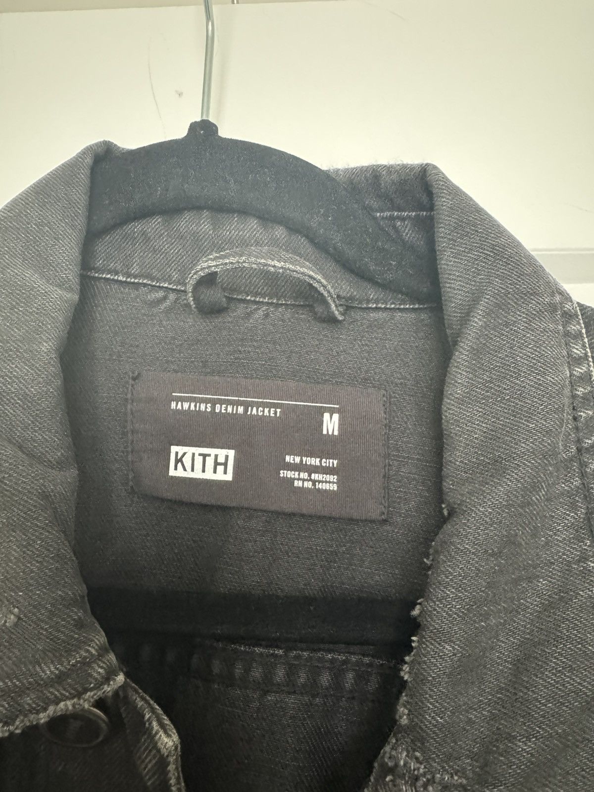 Kith KITH Hawkins Distressed Denim Jacket Black M Size US M / EU 48-50 / 2 - 6 Thumbnail