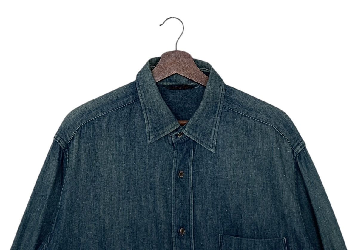 45rpm Vintage Japanese Brand 45rpm Denim Shirt 2000s Size US S / EU 44-46 / 1 - 7 Thumbnail