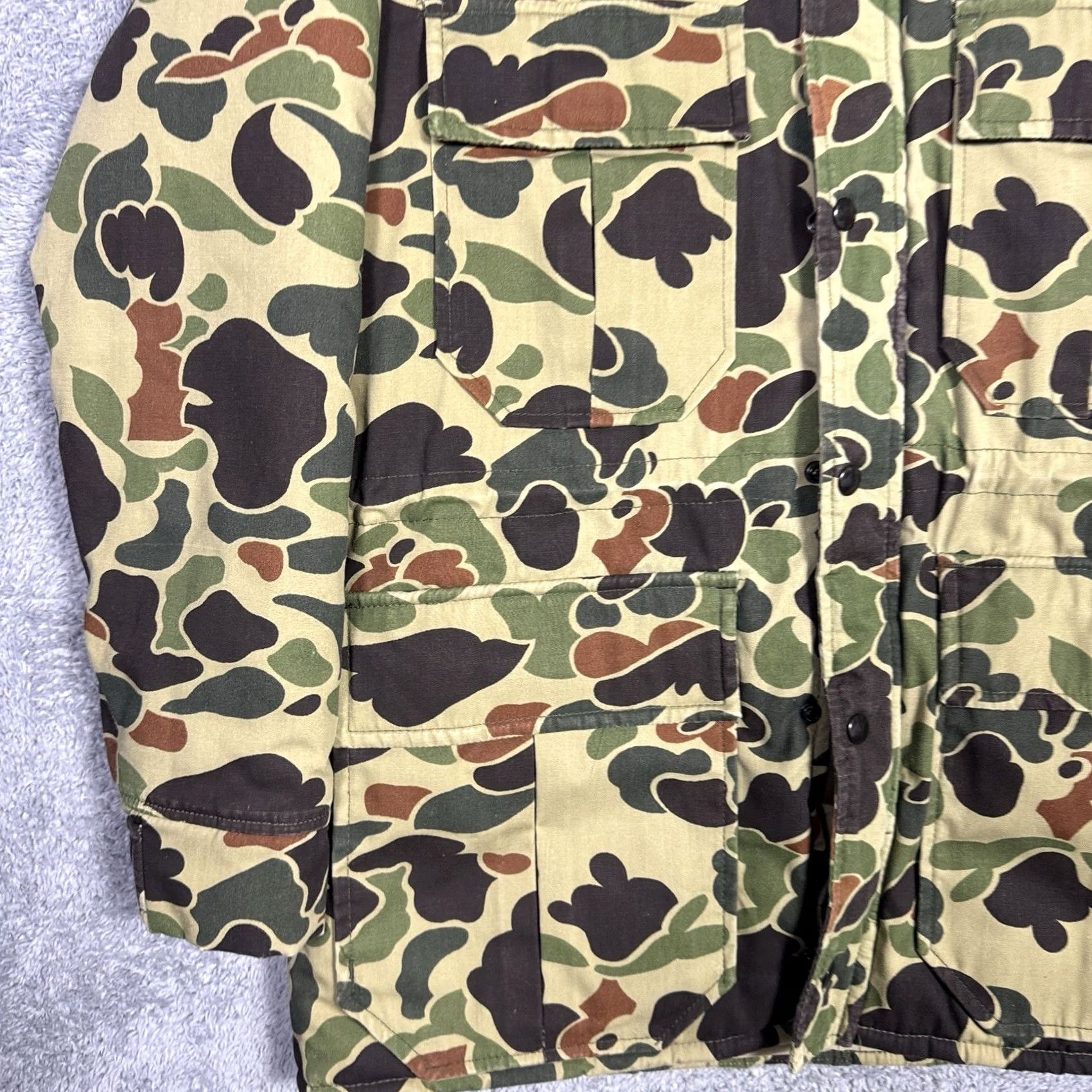 Walls Walls Blizzard Pruf Thinsulate Duck Frog Camo Coat Jacket Chore Barn Field Men S Vintage Military Jacket Size US S / EU 44-46 / 1 - 2 Thumbnail