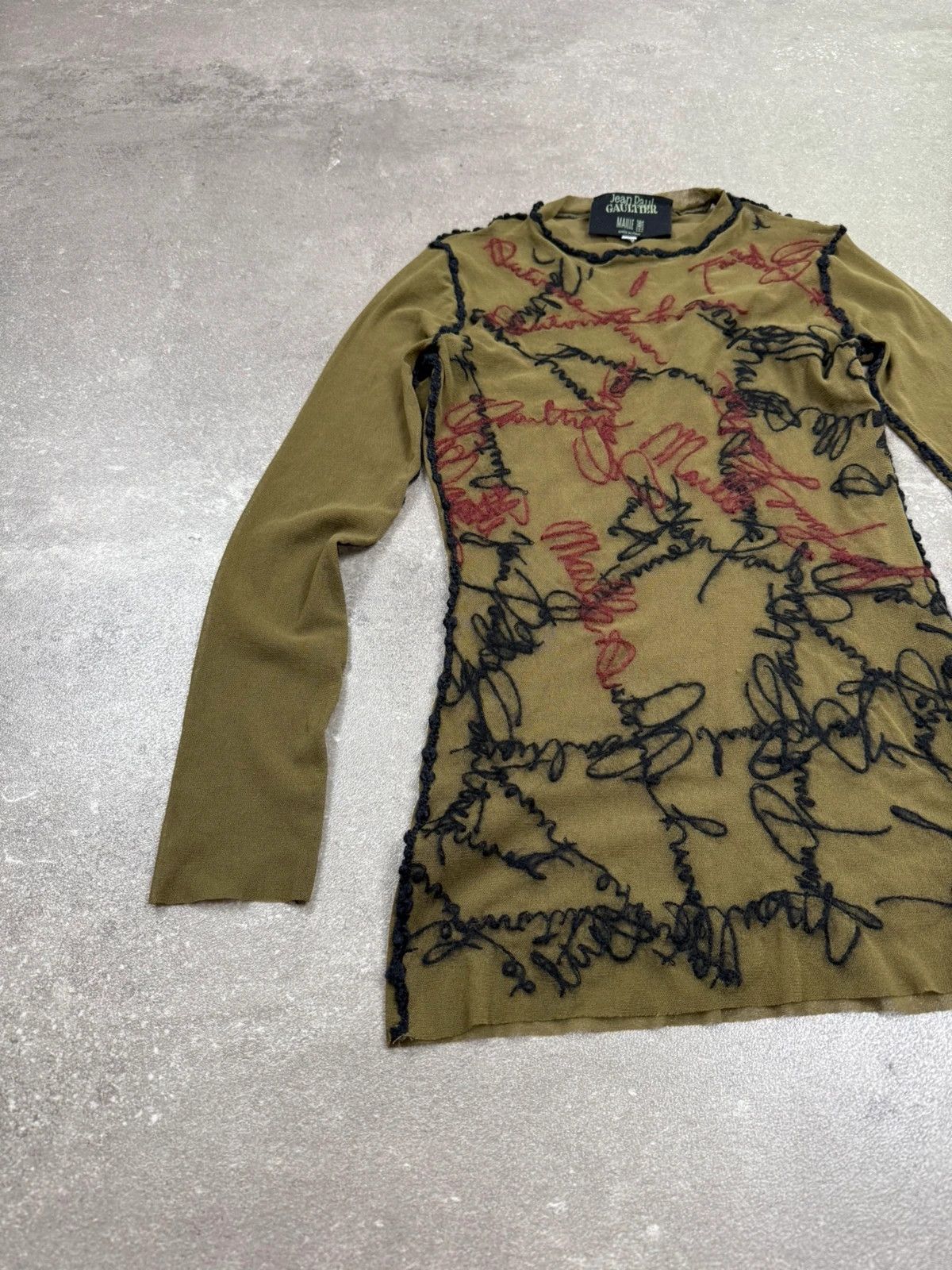 Jean Paul Gaultier Jean Paul Gaultier mesh top archive 00s 2000s y2k Size S / US 4 / IT 40 - 4 Thumbnail