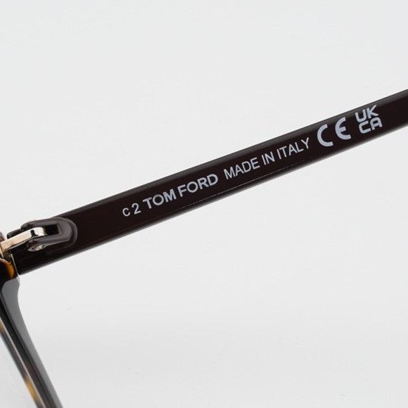 Tom Ford Tom Ford FT6039-B 052 Eyeglasses Dark Havana 54mm Rectangle Size ONE SIZE - 4 Thumbnail