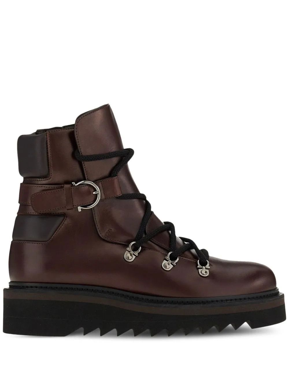 Salvatore Ferragamo o1y0326 Ankle Boots in Dark Brown Size US 7.5 / IT 37.5 - 1 Thumbnail