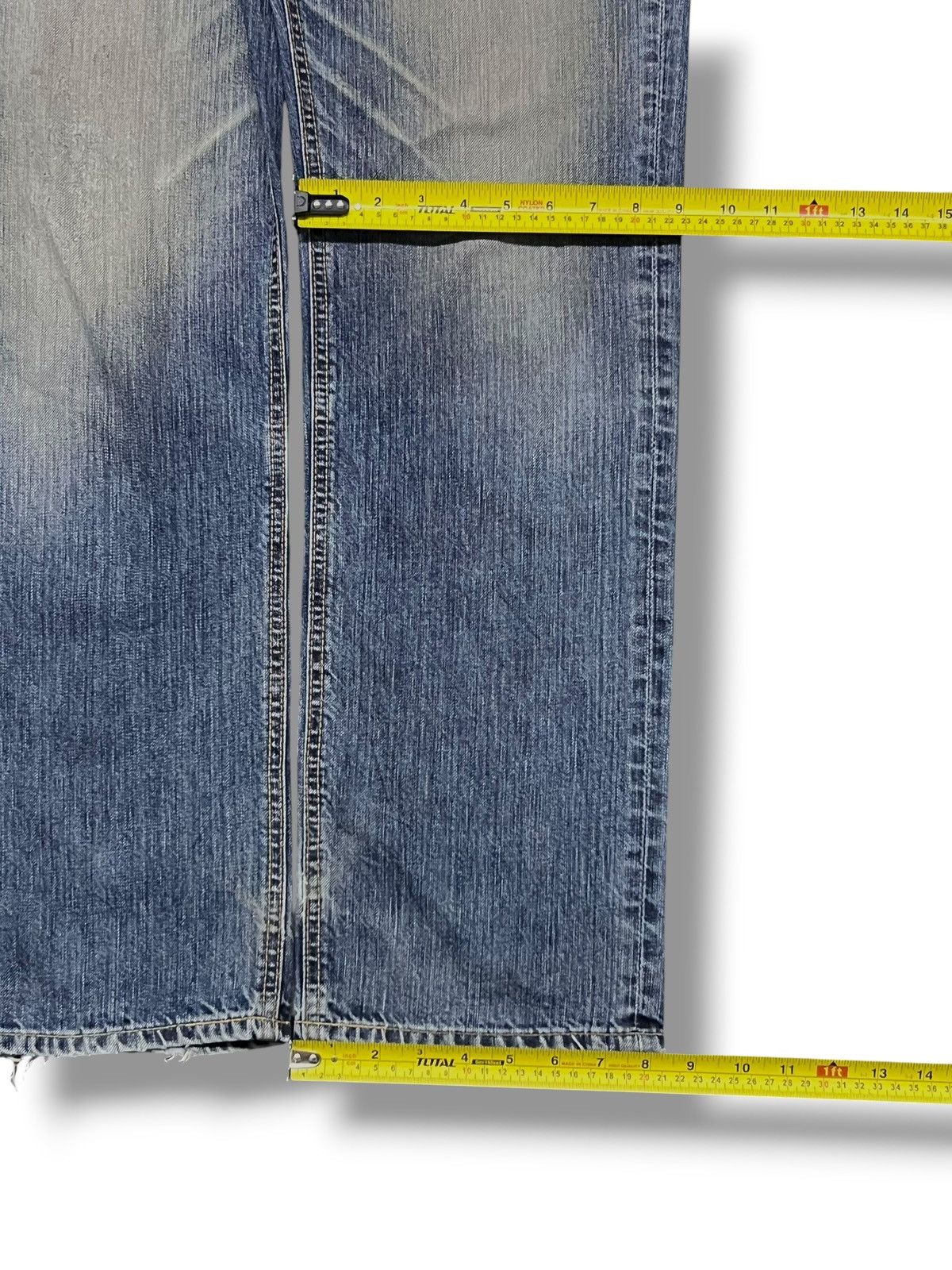 Edwin Vintage Edwin 503 Japan - Faded Rusty Wash, Distressed Jeans Size US 35 - 19 Thumbnail