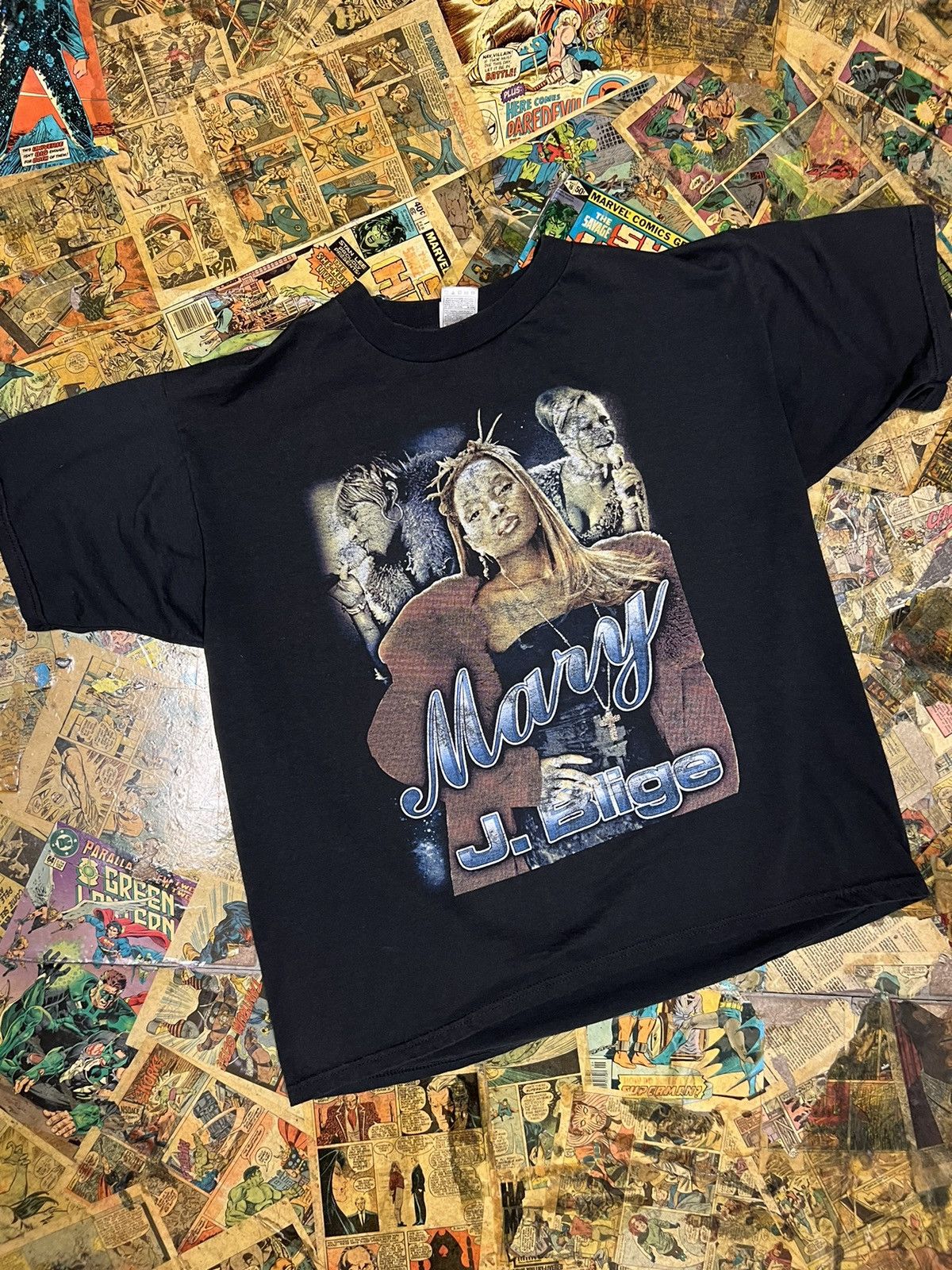 Vintage Mary J Blige tour tee Tops