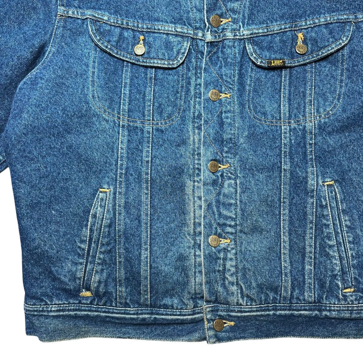 Lee 1980s Lee Storm Rider Blanket Lined Corduroy Collar Jacket Size US L / EU 52-54 / 3 - 9 Thumbnail