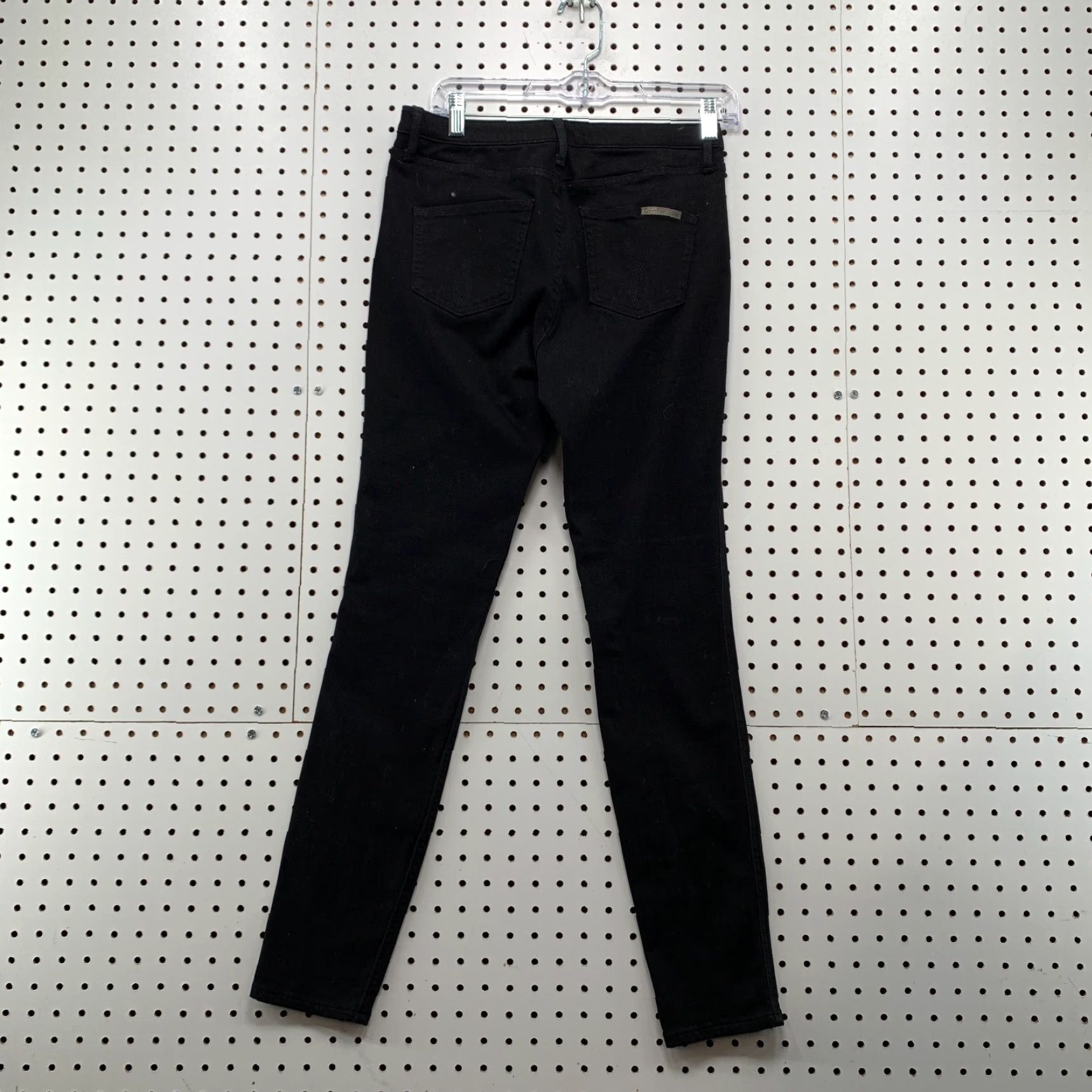 Calvin Klein VINTAGE Calvin Klein Jeans Slim Fit Skinny Women 29x32 Black DK NYT 90s Style Mens? Size 29" - 6 Thumbnail