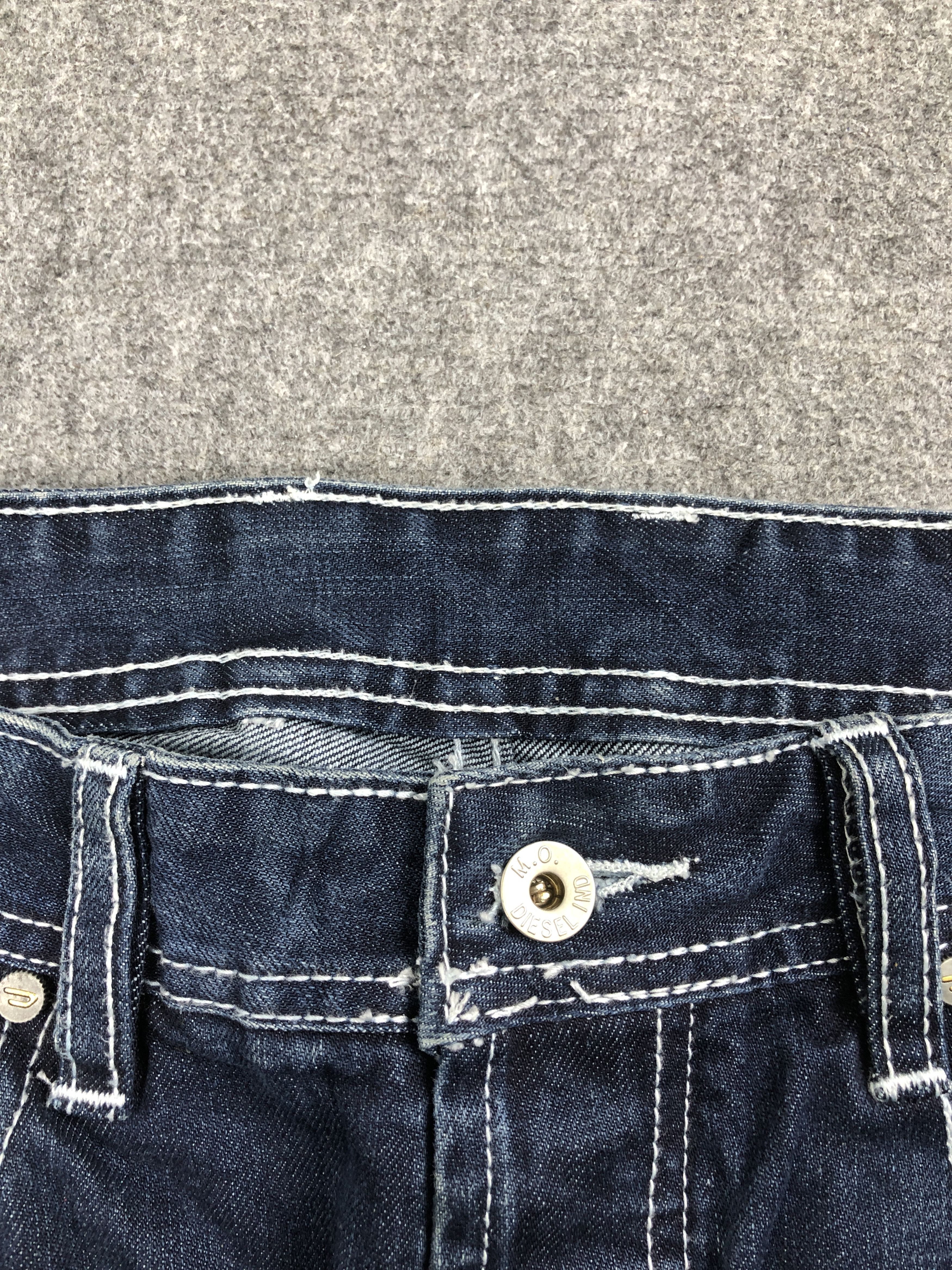Diesel Vintage Diesel Seditionaries Style Cropped Jeans DP2479 Size US 33 - 9 Thumbnail
