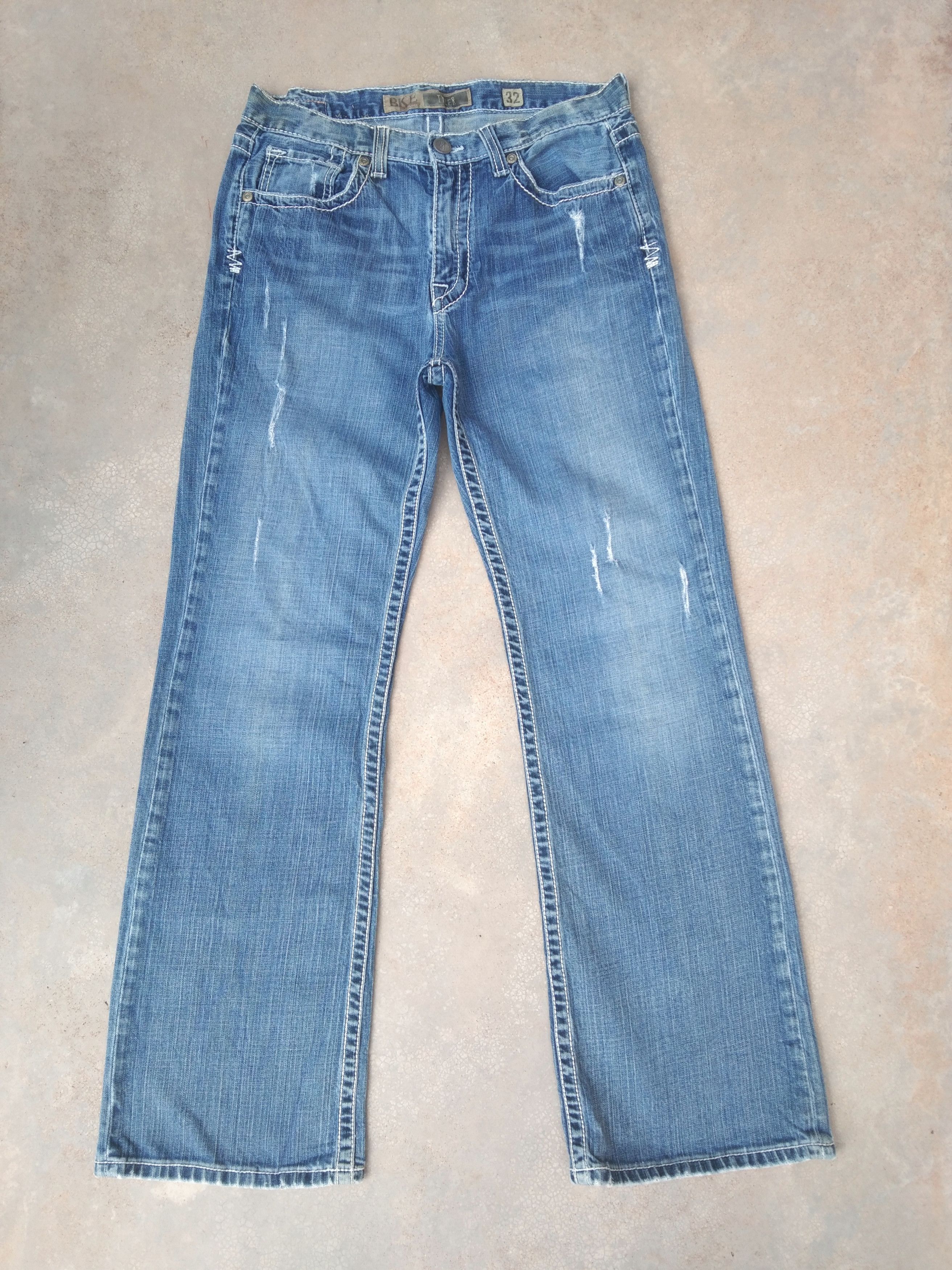 Y2k Vintage Buckle BKE 'Tyler' Bootcut Flared Jeans 32x32