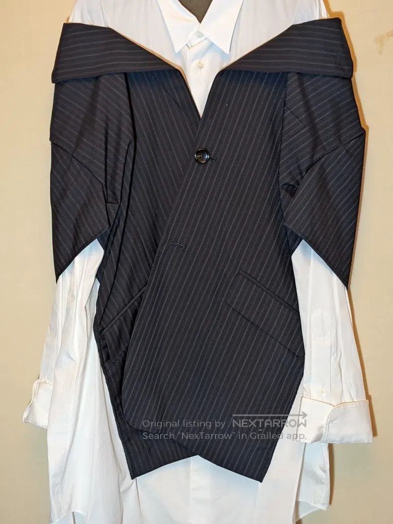 Comme des Garcons Comme des Garcons Black vintage faux two-piece design shir Size S / US 4 / IT 40 - 1 Thumbnail