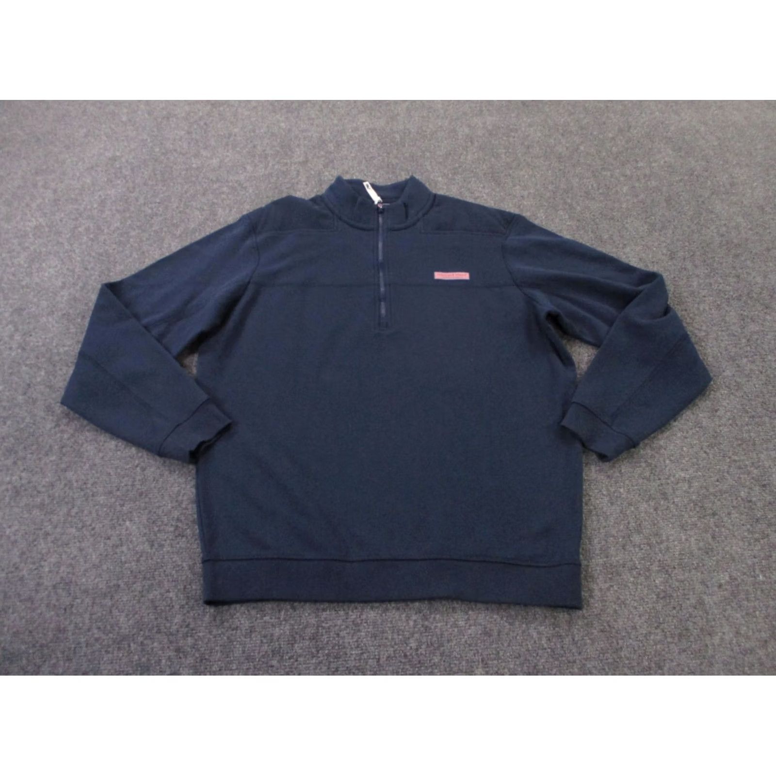 Vineyard Vines Vineyard Vines Jacket Mens M Blue Windbreaker 1/4 Zip Pockets Thermal Wind-Resistant Logo Regular Spring Fall Winter Classic Preppy Mens Size US M / EU 48-50 / 2 - 2 Thumbnail