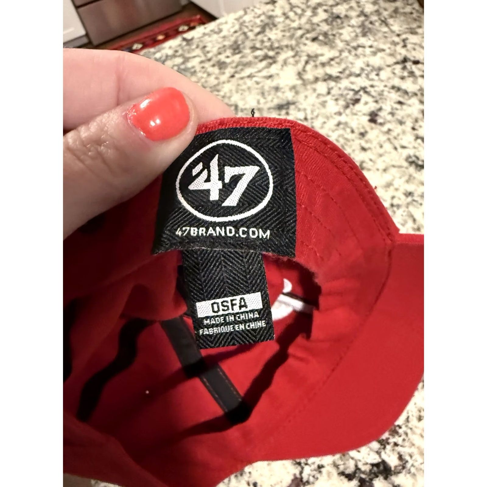 Vintage 47 Brand Philadelphia Phillies High Hopes Liberty Bell Hat Red Cotton Baseball Unisex Adults Adjustable III? Size ONE SIZE - 8 Thumbnail