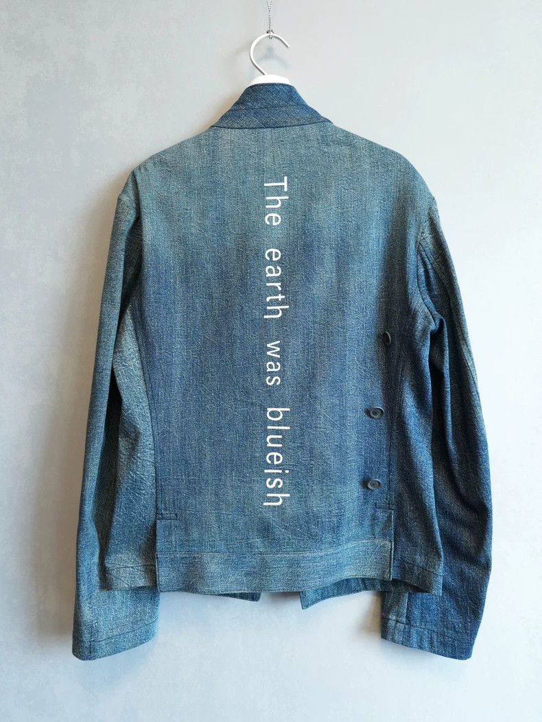 Yohji Yamamoto yohji yamamoto21SS slogan denim jacket 2503-Nextarrow Size US L / EU 52-54 / 3 - 7 Thumbnail