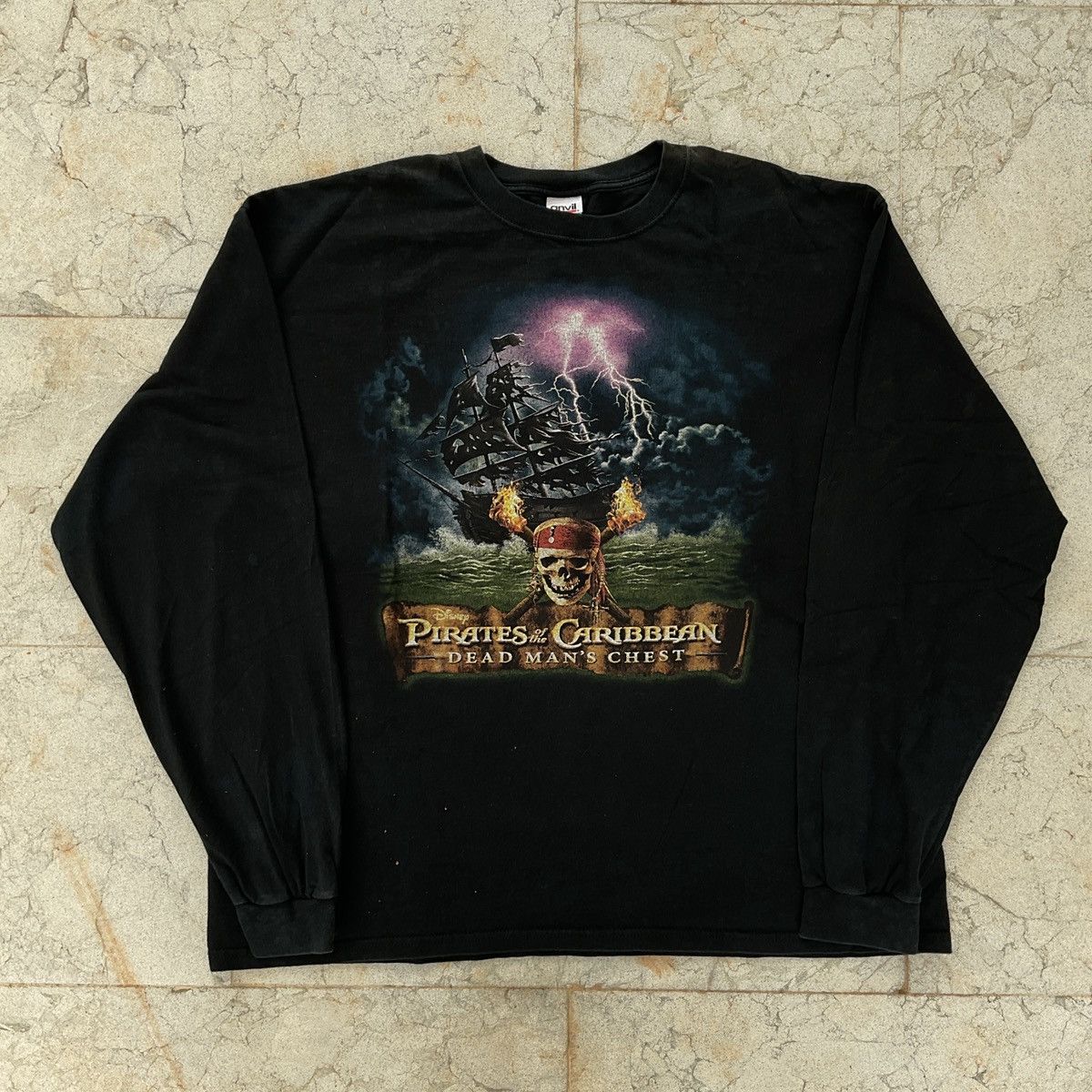 希少 XL 00's Pirates of the Caribbean Tシャツ ○00s Pirates of the Caribbean パイレーツ・オブ・カリビアン