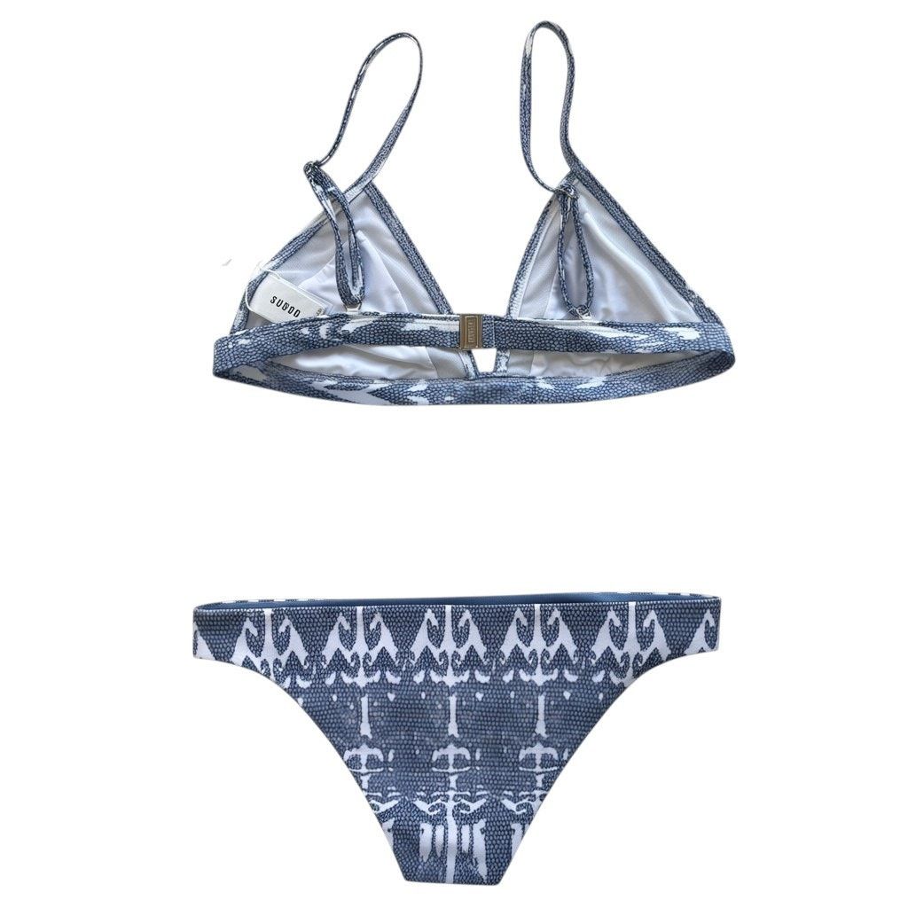 Other Suboo Ikat Mesh Triangle Bikini Top (US6) Bottom (US2) Set Size ONE SIZE - 6 Thumbnail
