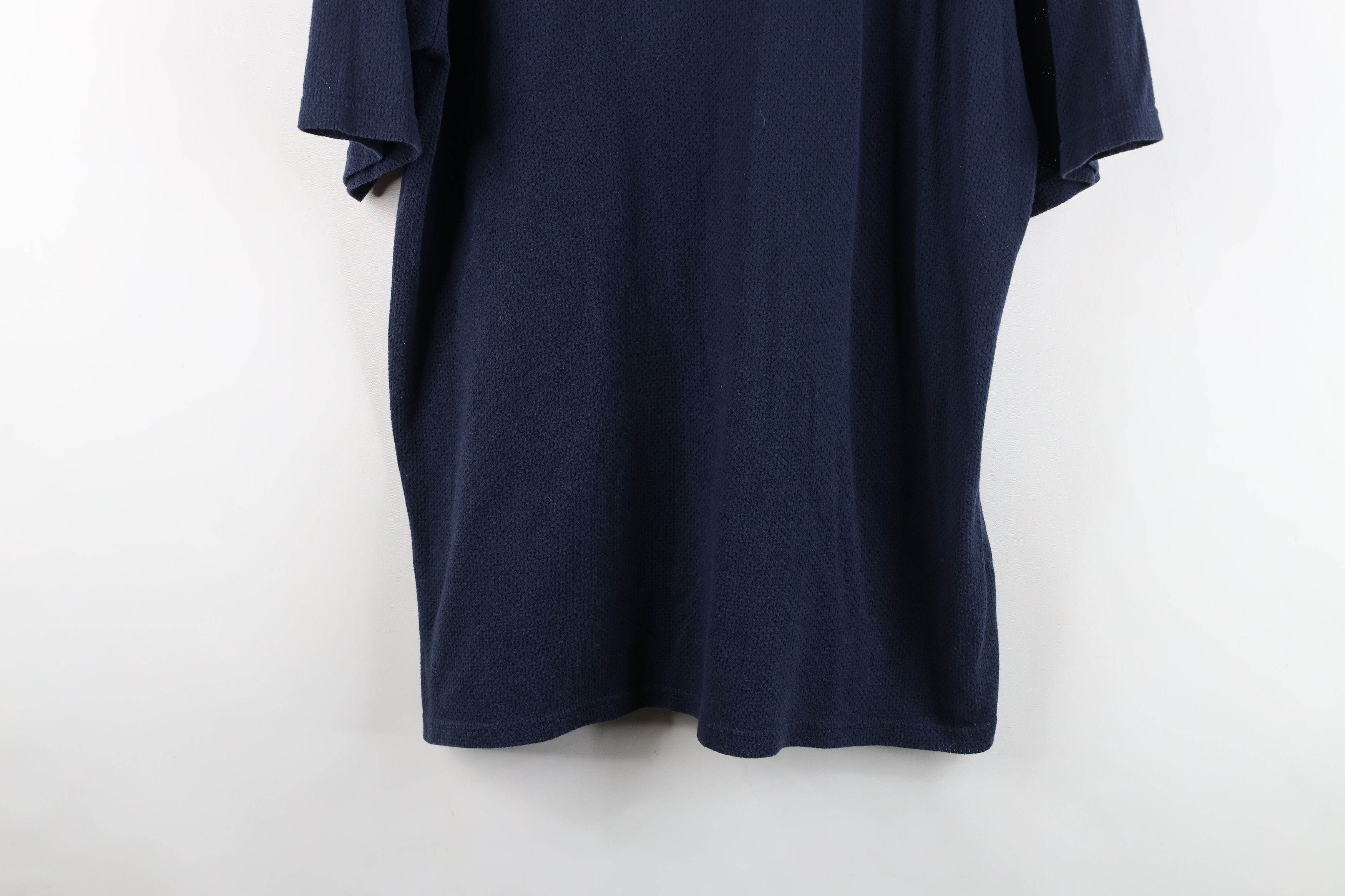 Vintage Vintage 90s University of Michigan Mesh T-Shirt Blue Size US L / EU 52-54 / 3 - 11 Thumbnail