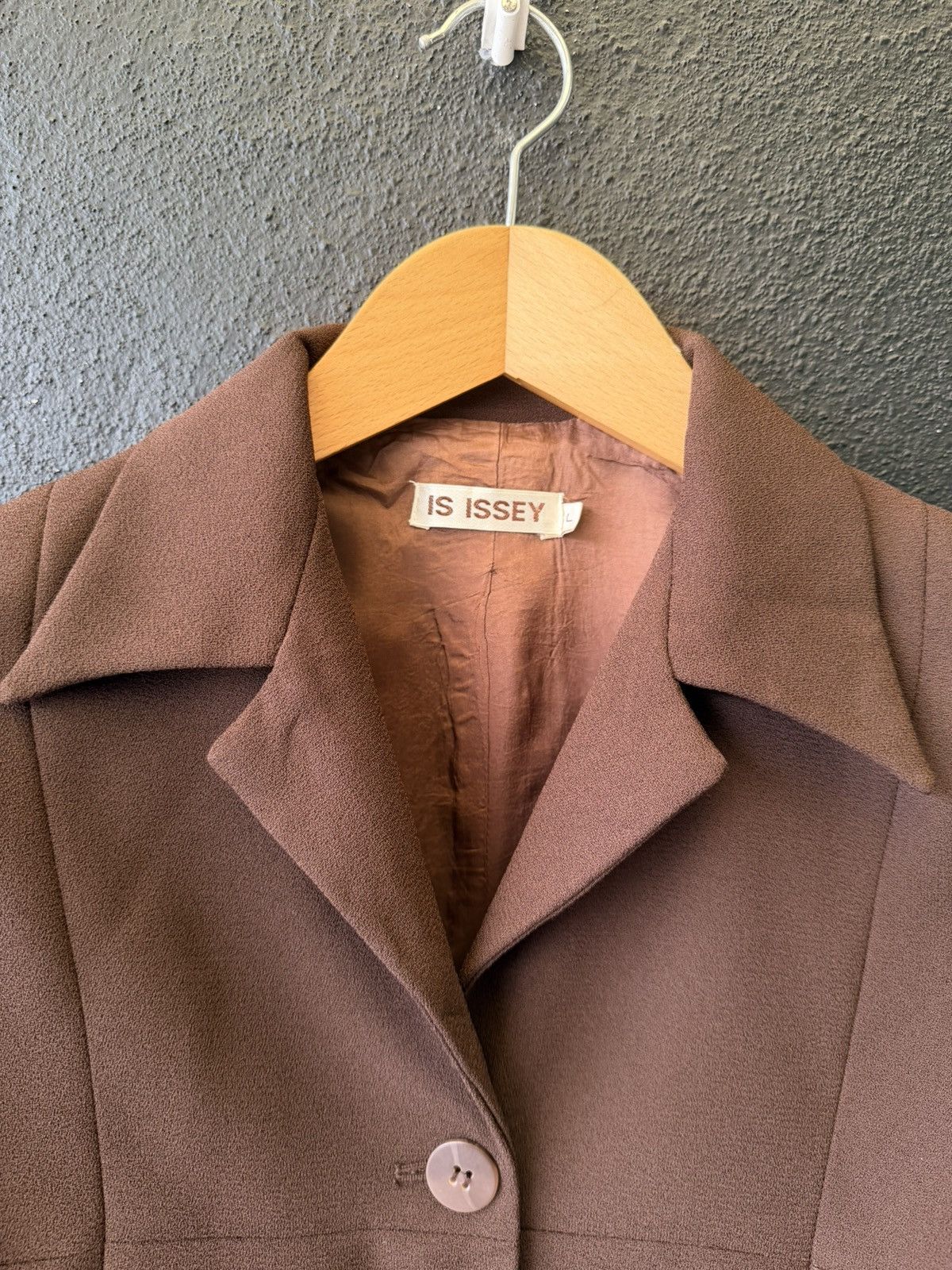 Issey Miyake Archival 80s I.S. Issey Miyake Chisato Tsumori Boxy Brown Size L / US 10 / IT 46 - 2 Thumbnail