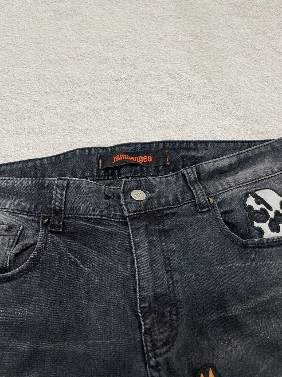 Hysteric Glamour 2000s jambange japan Wash studet denim y2k style Size US 32 / EU 48 - 4 Thumbnail