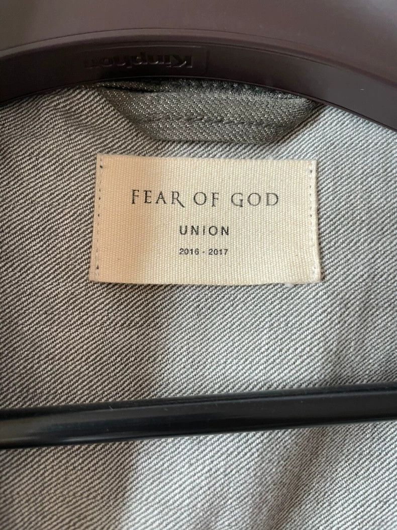 Fear of God Fear of God Co-branded denim jacket Size US S / EU 44-46 / 1 - 5 Thumbnail