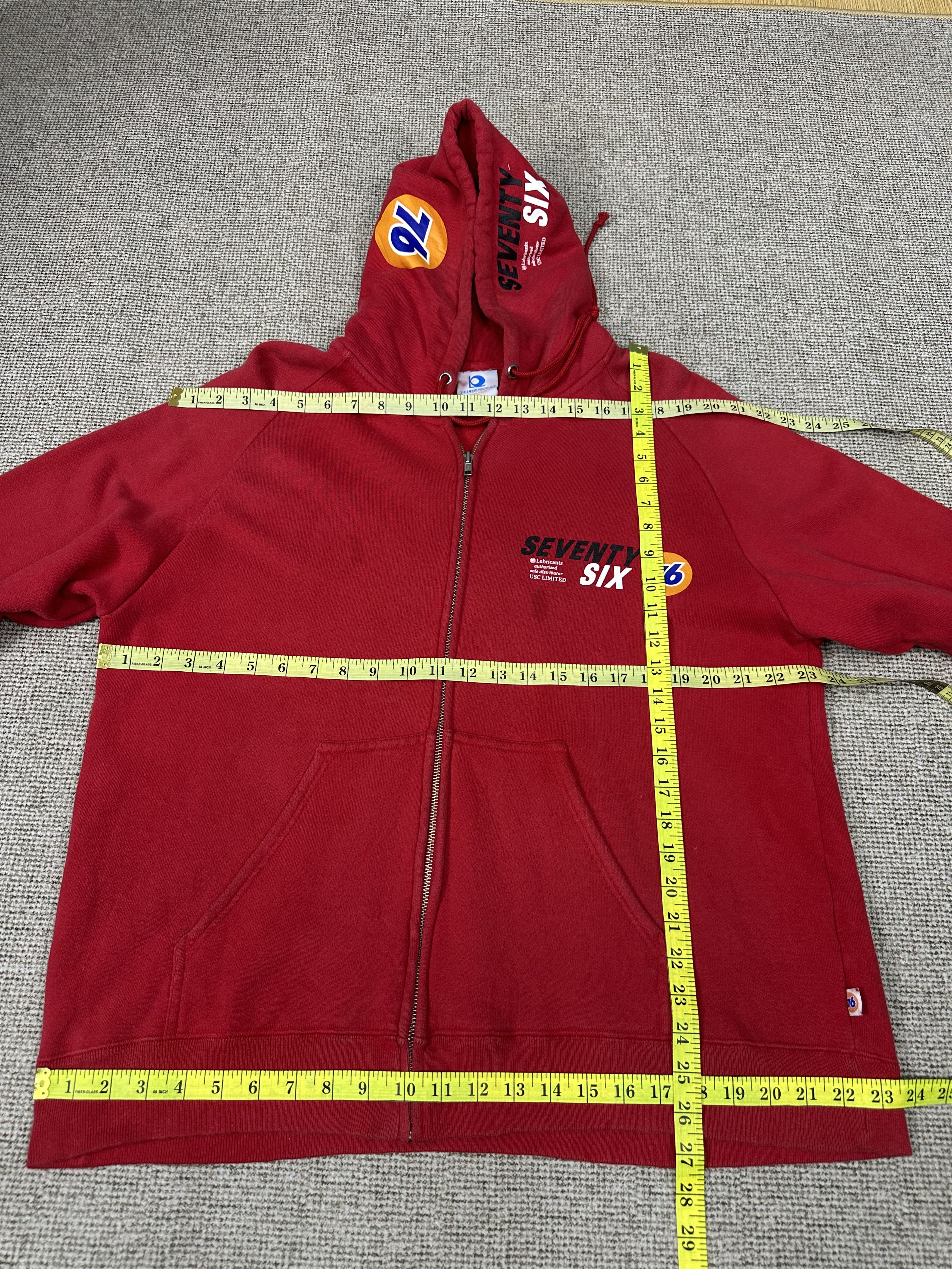 YELLOW CORN Vintage Union 76 Lubricant Yellow Corn Hoodie Z499 Size US L / EU 52-54 / 3 - 10 Thumbnail