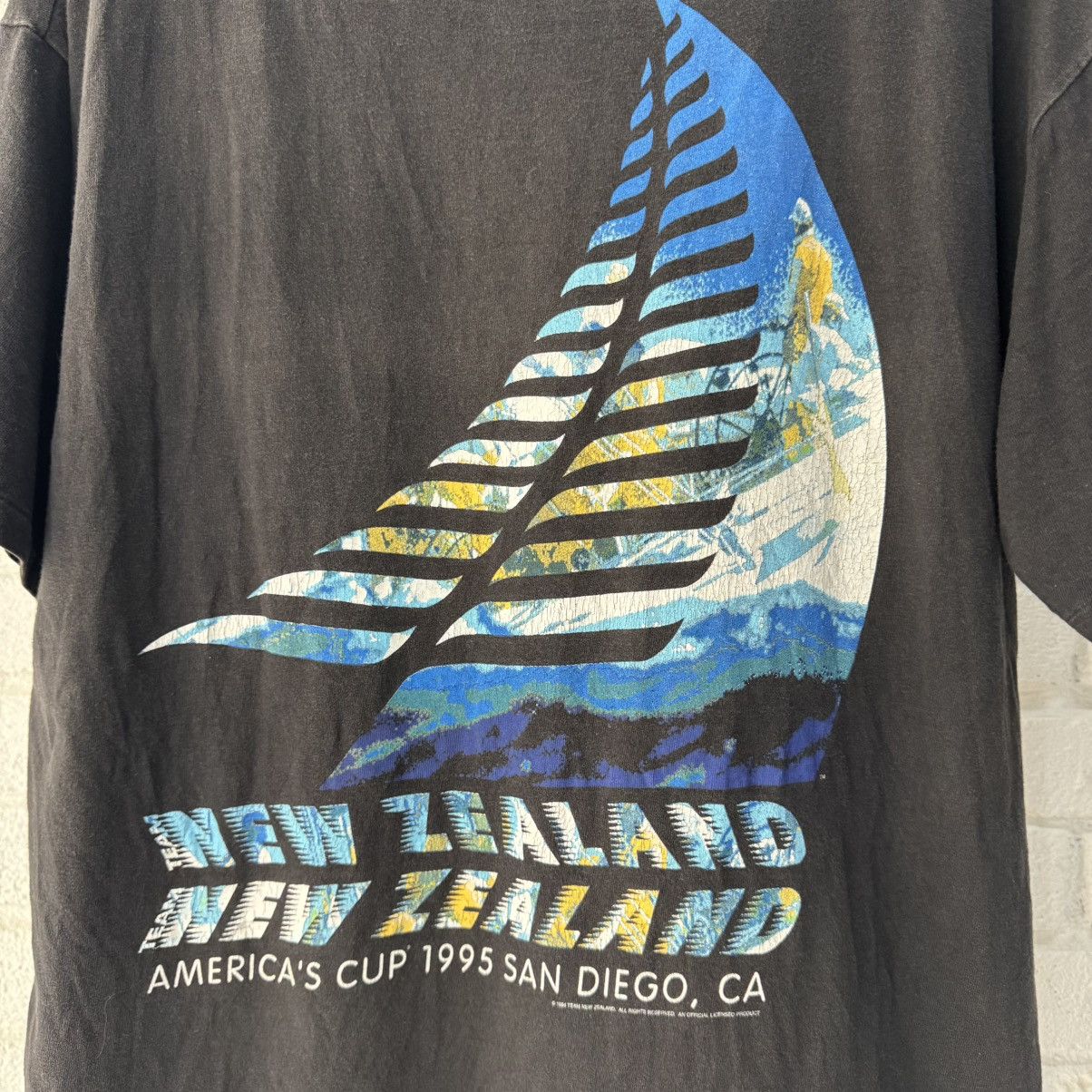 Vintage 95’s America’s Cup New Zealand Team Tee Size US XL / EU 56 / 4 - 3 Thumbnail