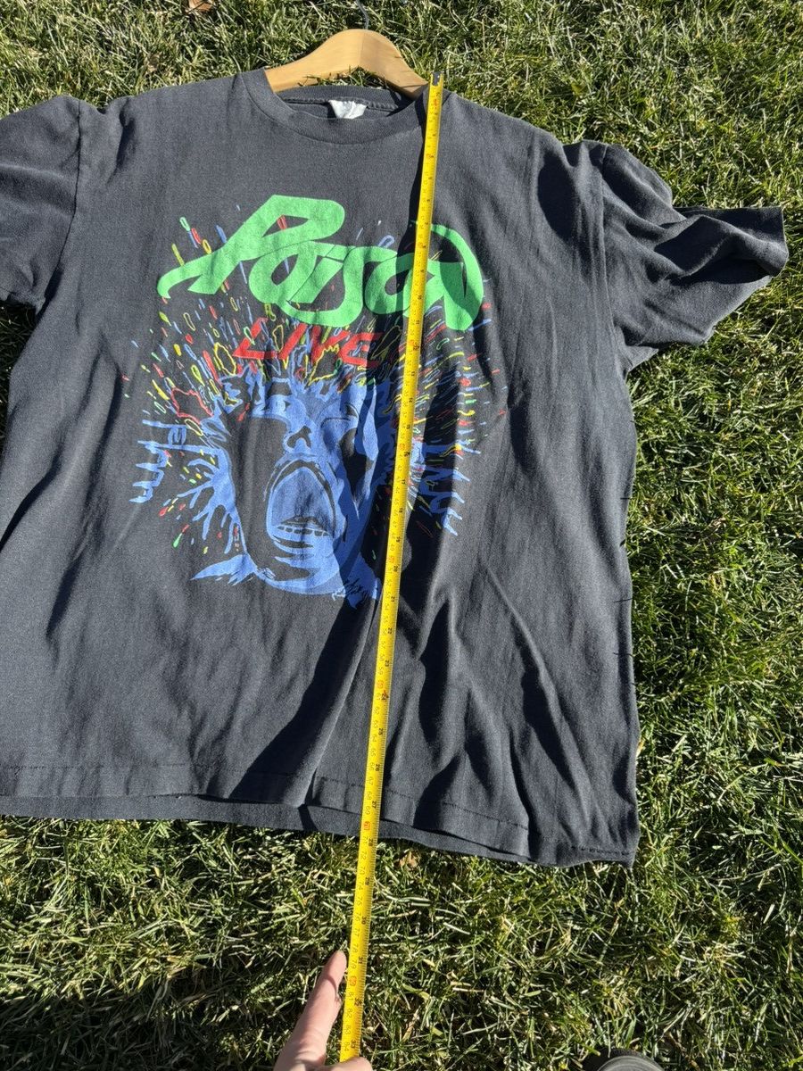 Brockum 1988 Poison Live Single Stitch Vintage Tee Size US XL / EU 56 / 4 - 8 Thumbnail