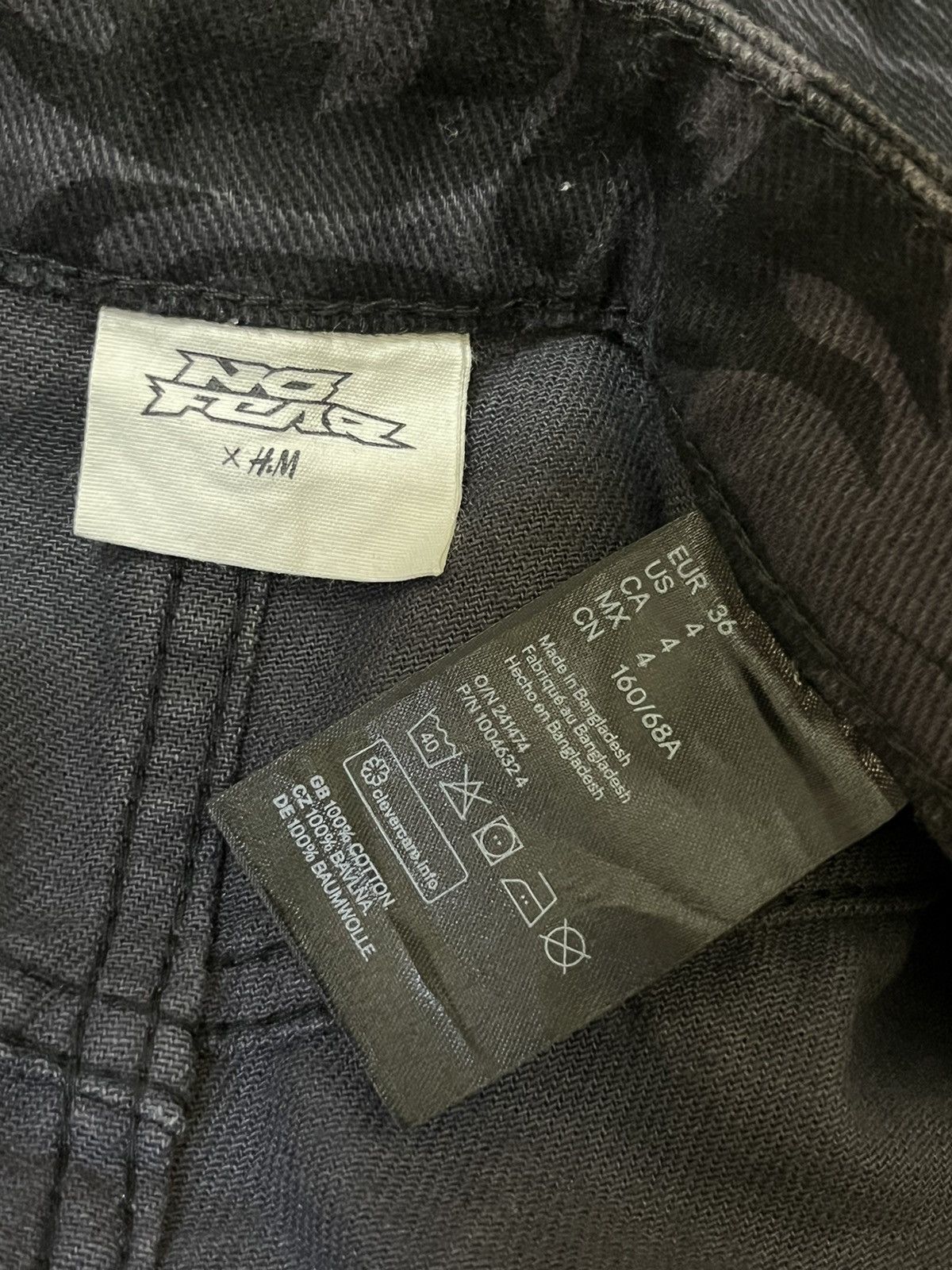 No Fear SKATEGANG NO FEAR x H&M FULLPRINT LOGO BAGGY PANT Size US 29 - 19 Thumbnail