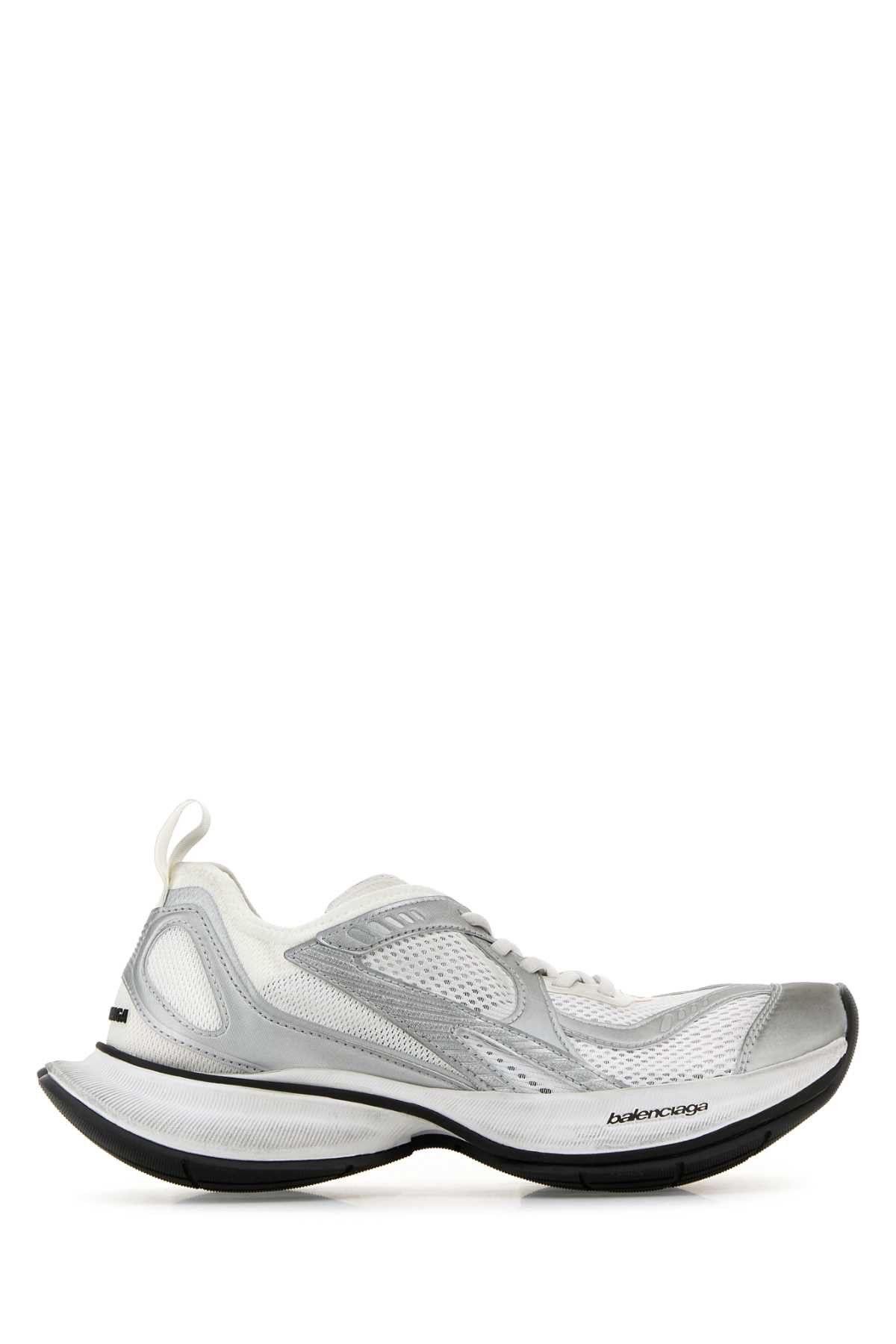 Balenciaga Two-Tone Mesh And Fabric Circuit Sneakers Size US 10 / IT 40 - 1 Thumbnail