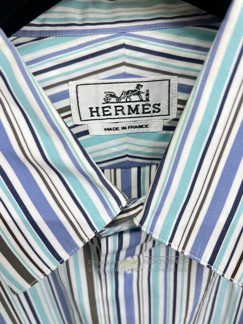 Other Hermes size 44 Colorful striped shirt Size US XS / EU 42 / 0 - 3 Thumbnail