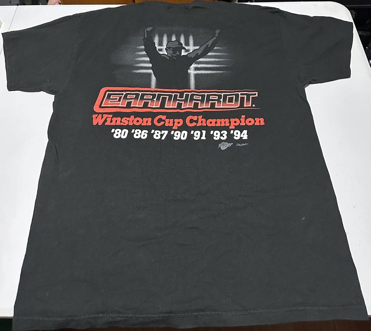 NASCAR Vintage Dale Earnhardt Sr Winston Cup nascar racing T-shirt Size US XL / EU 56 / 4 - 1 Thumbnail