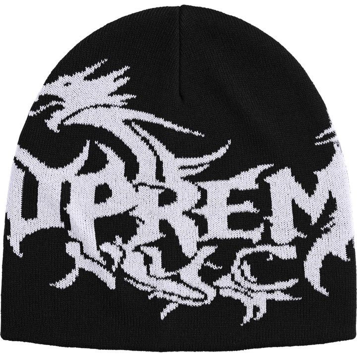 Supreme Supreme Art Dealer Tag Beanie Black | Grailed