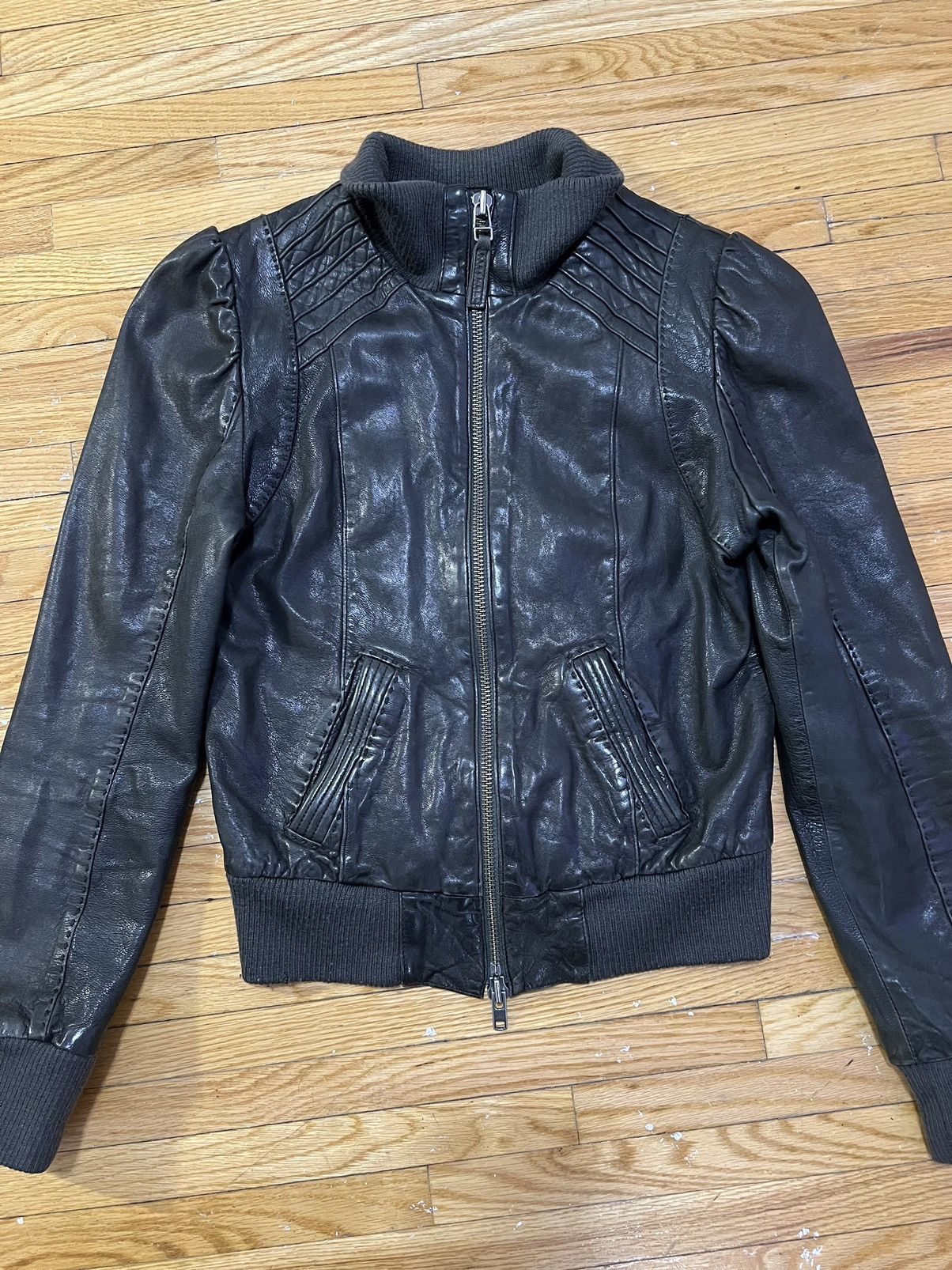 Mackage lambskin leather jacket