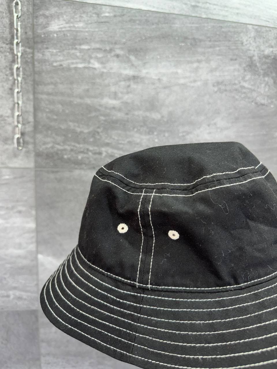 Our Legacy × Stussy Stussy x Our Legacy Recycled Twill Bucket Hat Black Size 36 - 5 Thumbnail