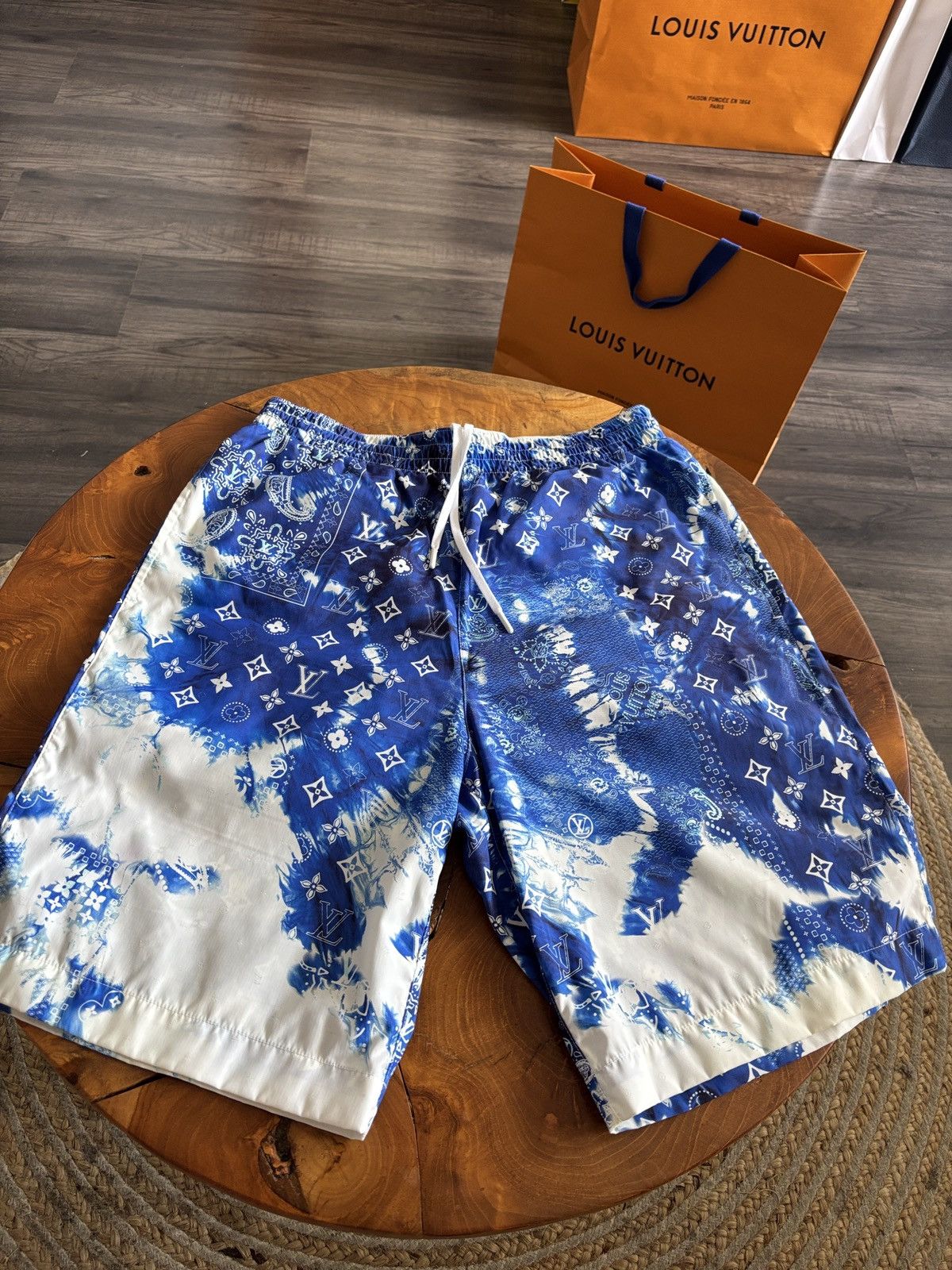 Louis Vuitton Bandana Board swim shorts
