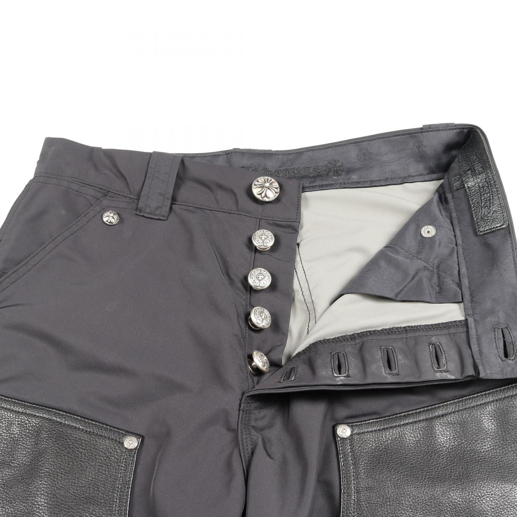 Chrome Hearts Chrome Hearts Cross Ball Button Pants Size US 29 - 3 Thumbnail