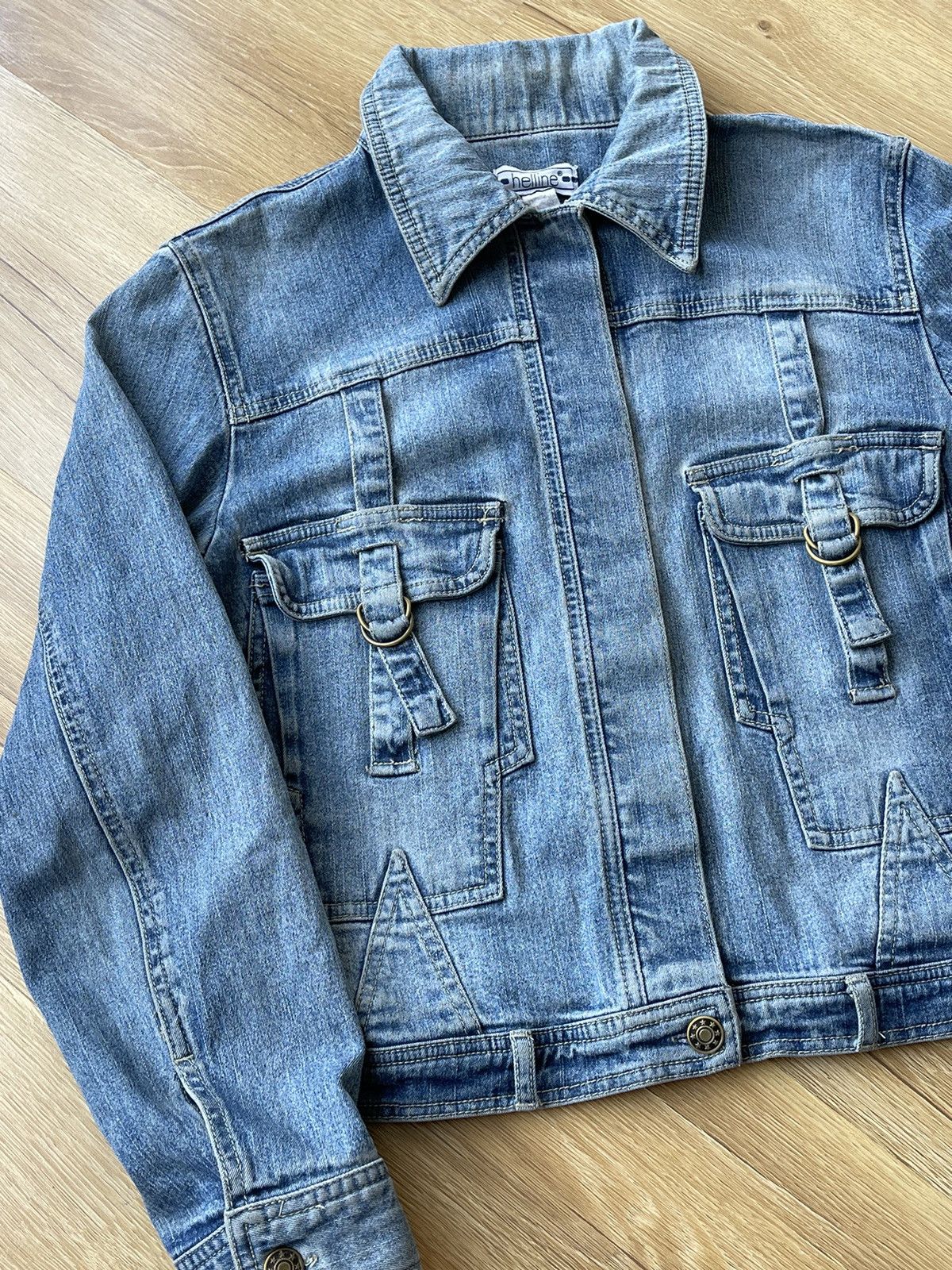 Japanese Brand Archive Denim Bondage Jacket D-Ring Straps Utility Y2K Goth Size US S / EU 44-46 / 1 - 4 Thumbnail