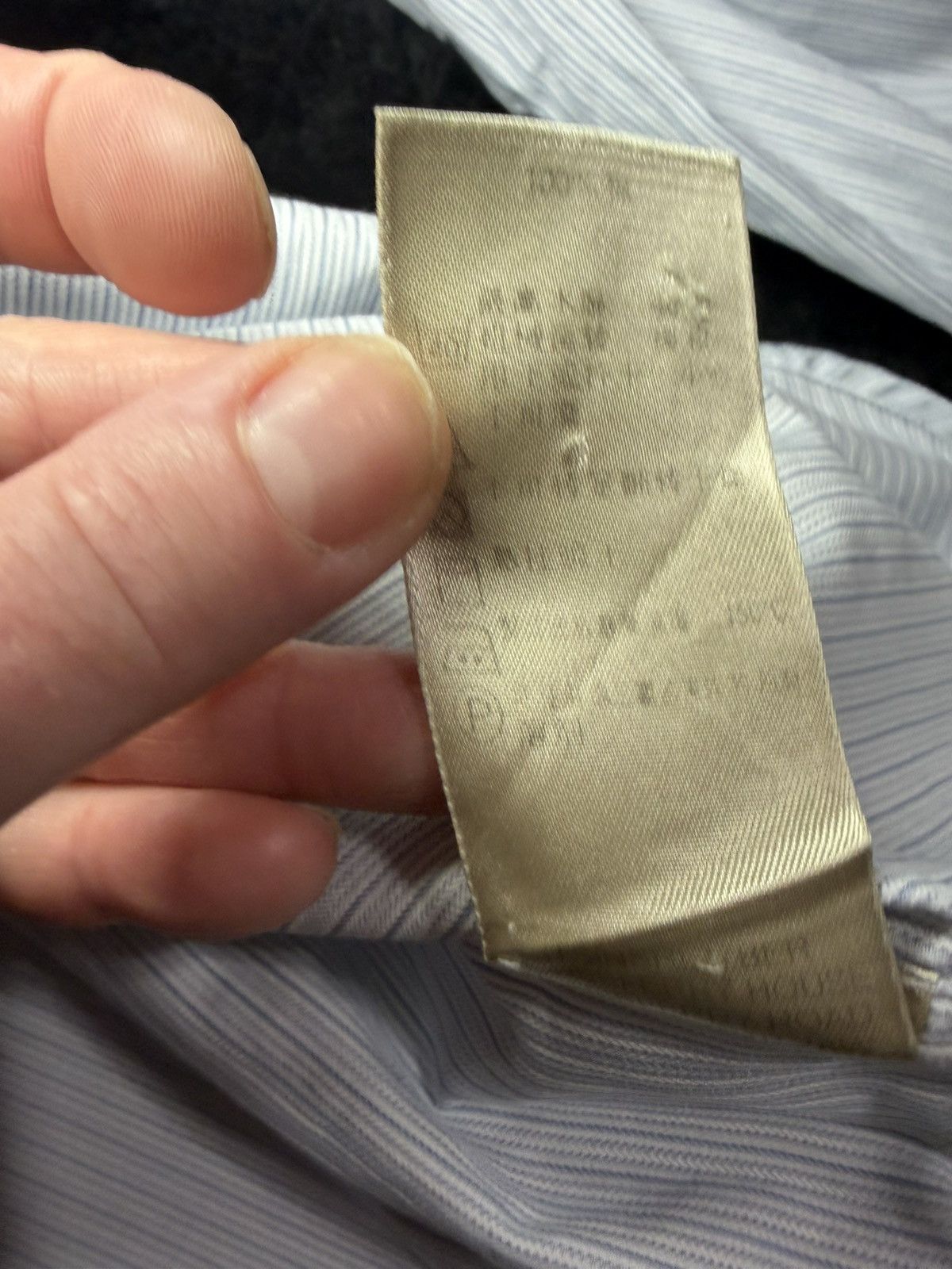 Burberry Burberry Striped Oxford Button Down Dress Shirt Size 16 1/2 Size US L / EU 52-54 / 3 - 9 Thumbnail