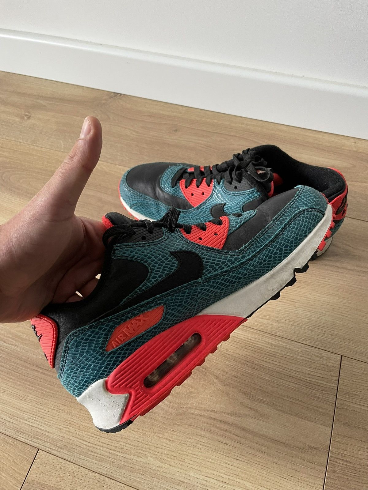 Nike Nike Air Max 90 Infrared Snake 10 US Size US 10 / EU 43 - 5 Thumbnail