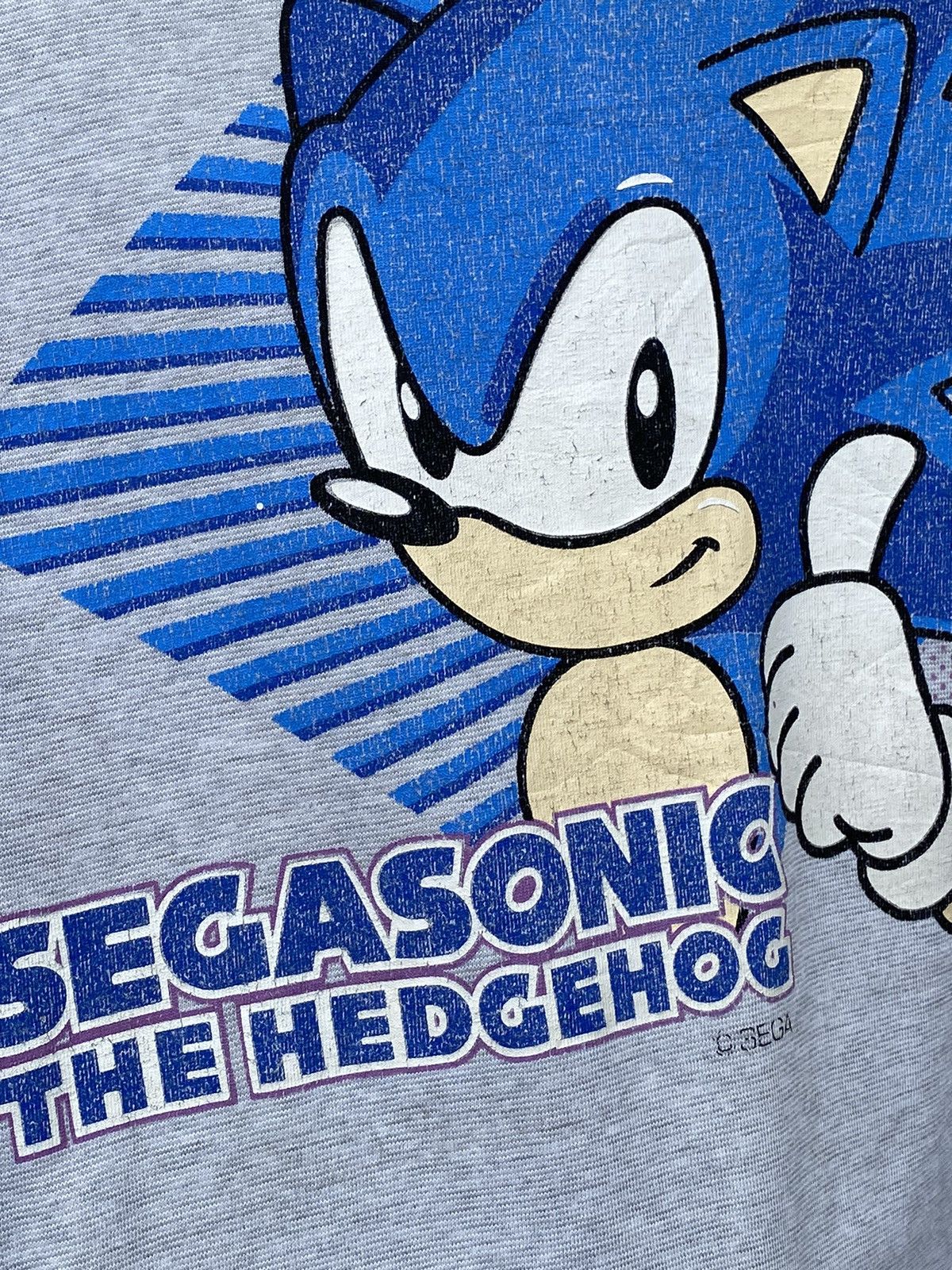 Cartoon Network × Vintage Vintage 1990’s SEGASONIC THE HEDGEHOG Movie Promo Tee Size US L / EU 52-54 / 3 - 3 Thumbnail