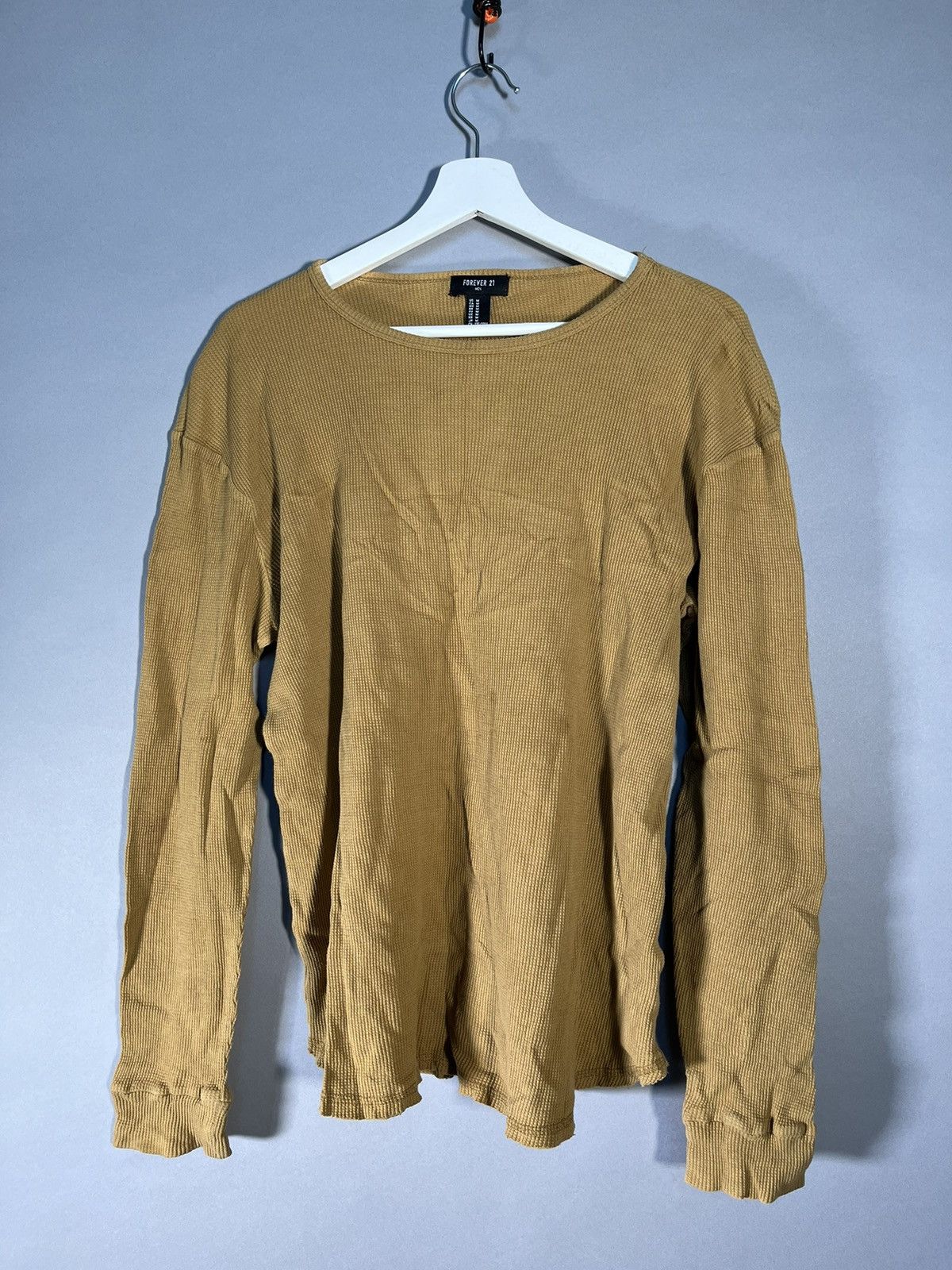 Forever 21 Forever 21 Men’s Mustard Waffle Long Sleev Size US M / EU 48-50 / 2 - 1 Thumbnail