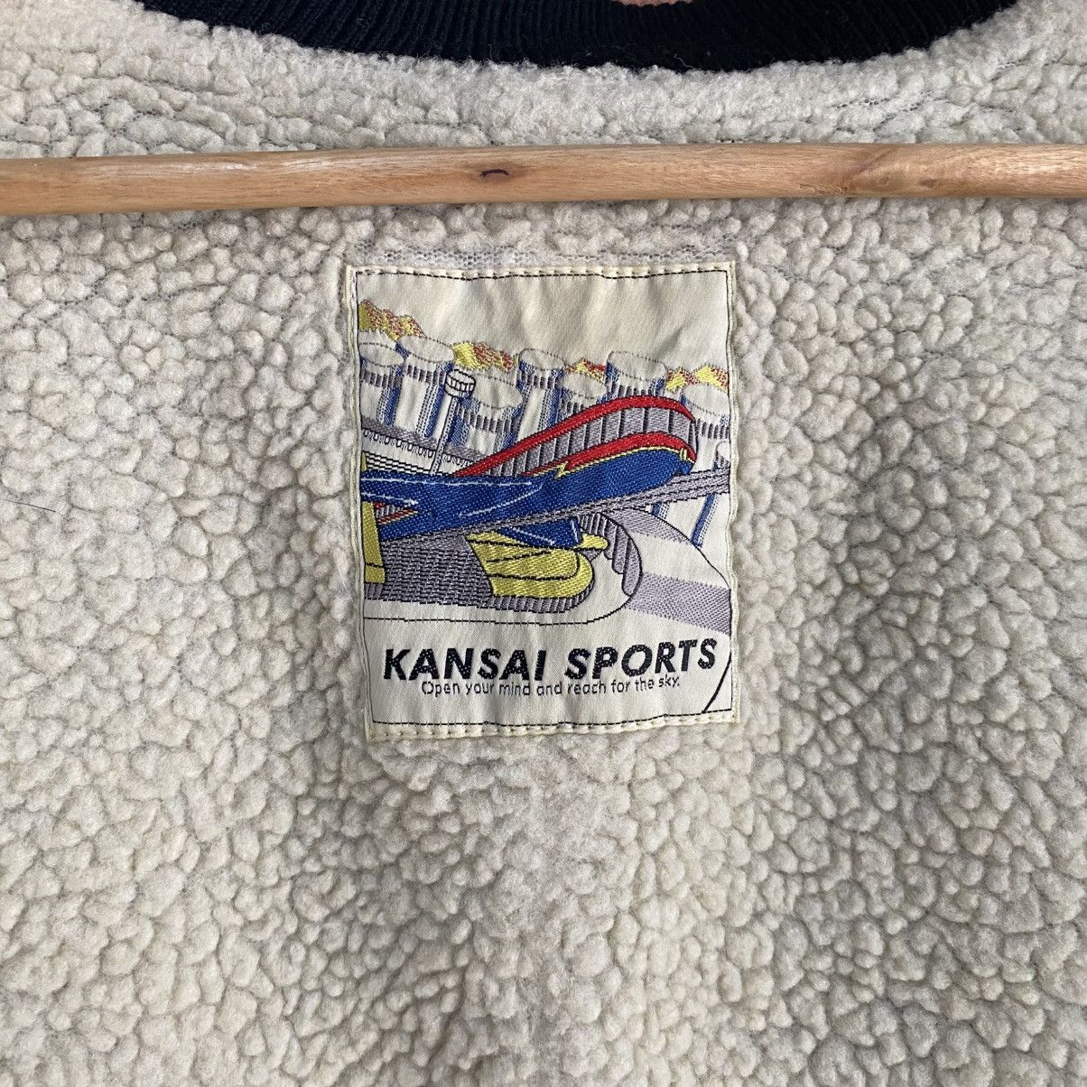 Kansai Yamamoto Vtg 90s Kansai Yamamoto "BASARA" Graphic Wool Bomber Jacket Size US S / EU 44-46 / 1 - 12 Thumbnail