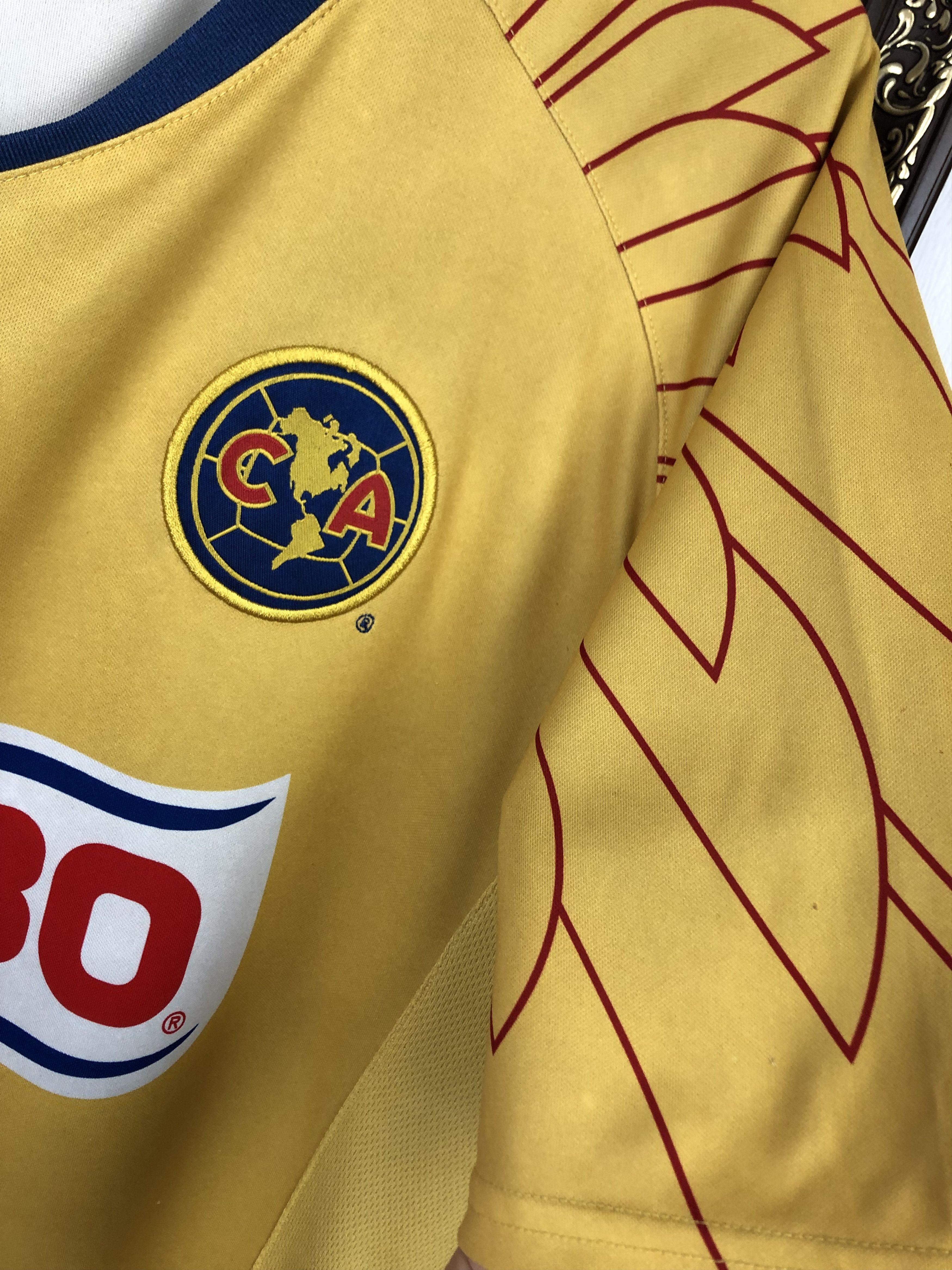 Nike Club America football shirt 2007 Soccer Nike Jersey Tee Size US L / EU 52-54 / 3 - 4 Thumbnail
