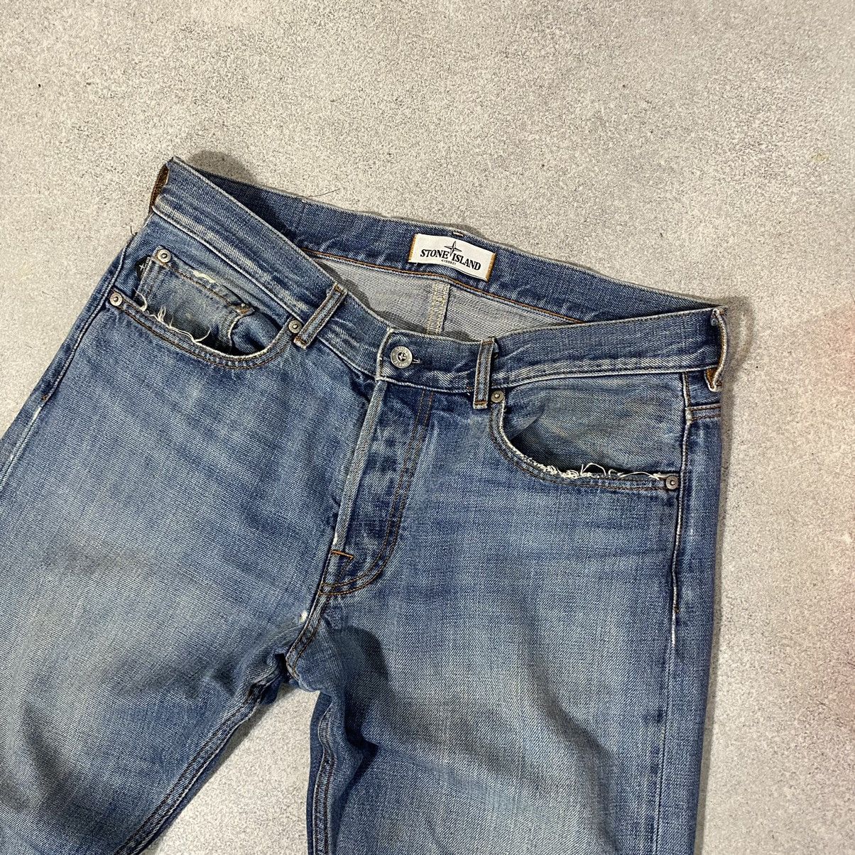 Stone Island Vintage Stone Island Jeans Patch Size US 33 - 12 Thumbnail