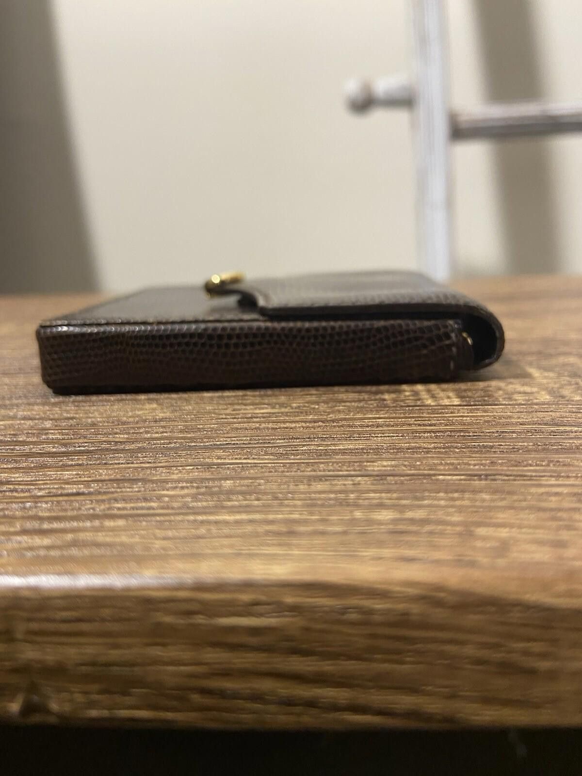 Gucci Vintage Gucci brown snakeskin leather sliding cigarette case Size ONE SIZE - 4 Thumbnail