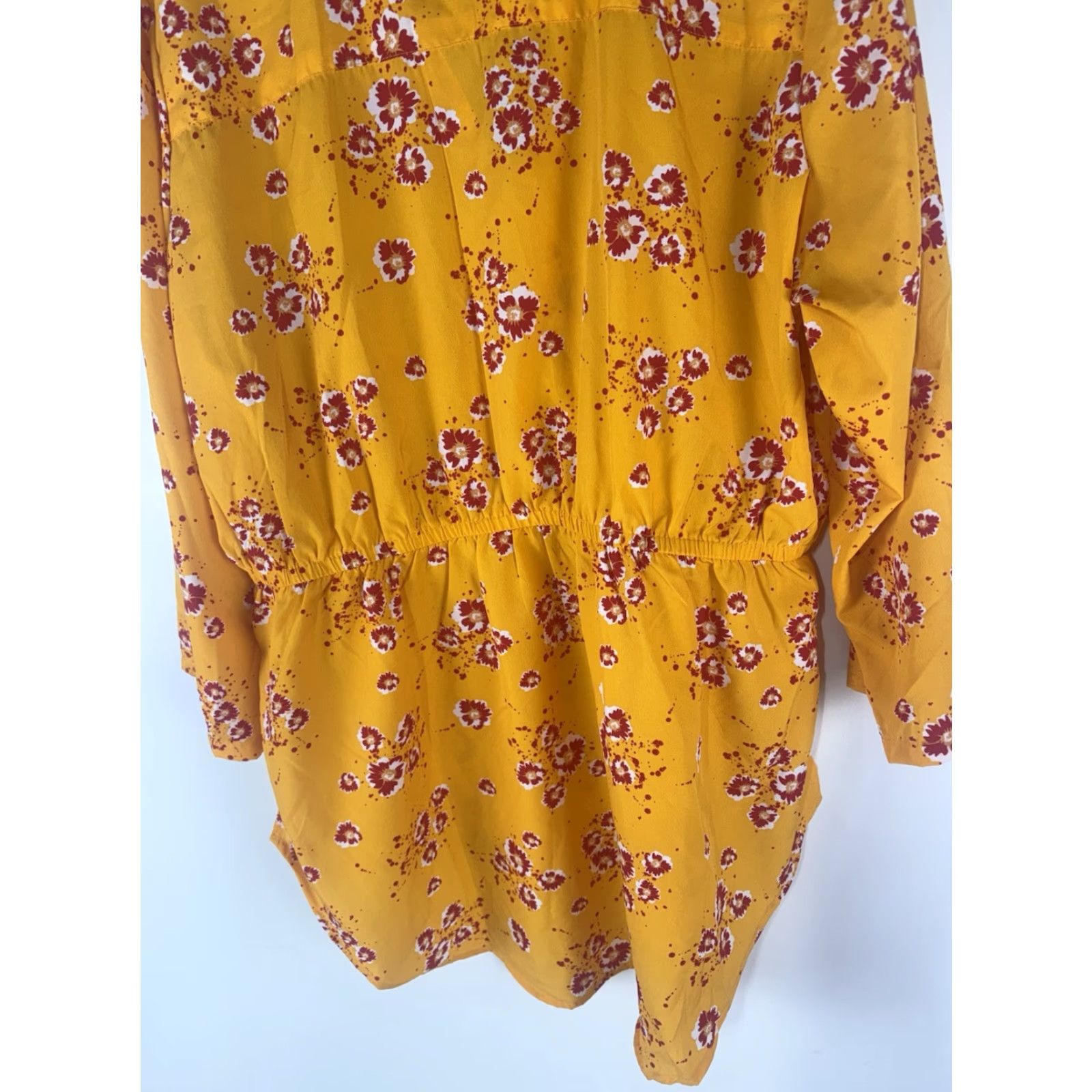 Vintage Mph Collection Gold/Multi Floral Tunic Top Womens Size 2X India Size XXL / US 16-18 / IT 52-54 - 6 Thumbnail