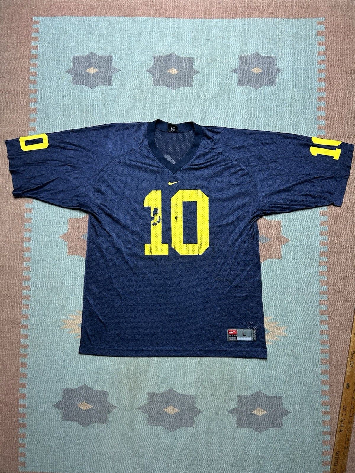 Vintage Nike football jersey university of Michigan wolverines #10 L Size US L / EU 52-54 / 3 - 1 Thumbnail