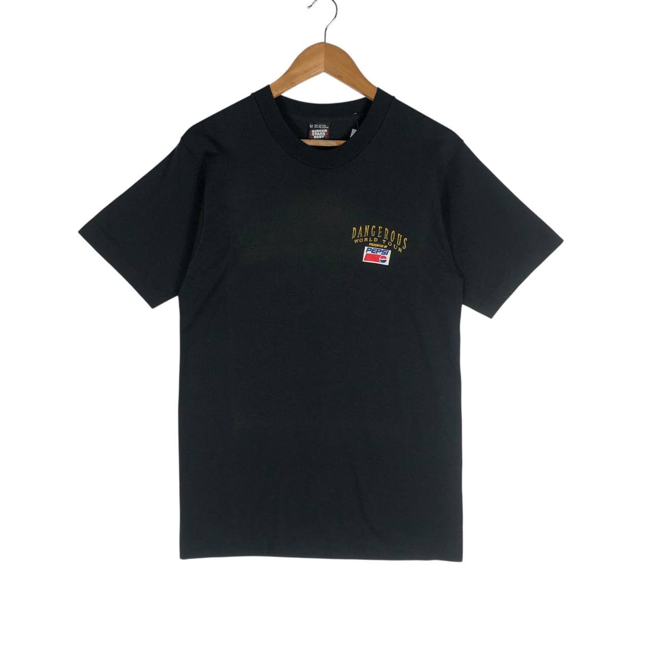 Band Tees Vintage Michael Jackson Dangerous World Tour Pepsi T-Shirt Size US M / EU 48-50 / 2 - 1 Thumbnail