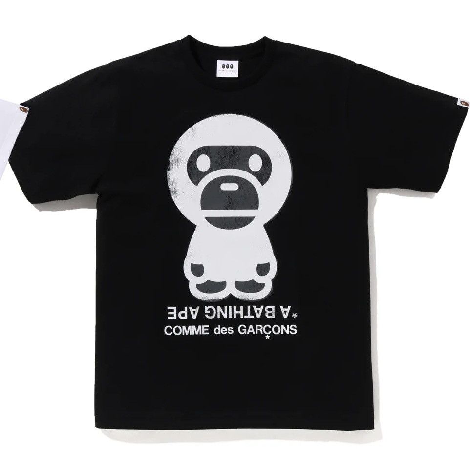 Bape × Comme des Garcons BAPE COMME des GARCONS BIG BABY MILO TEE Size US L / EU 52-54 / 3 - 1 Thumbnail